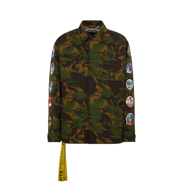 Veste treillis en coton