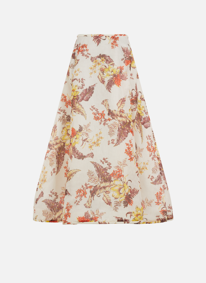 ZIMMERMANN patterned midi skirt