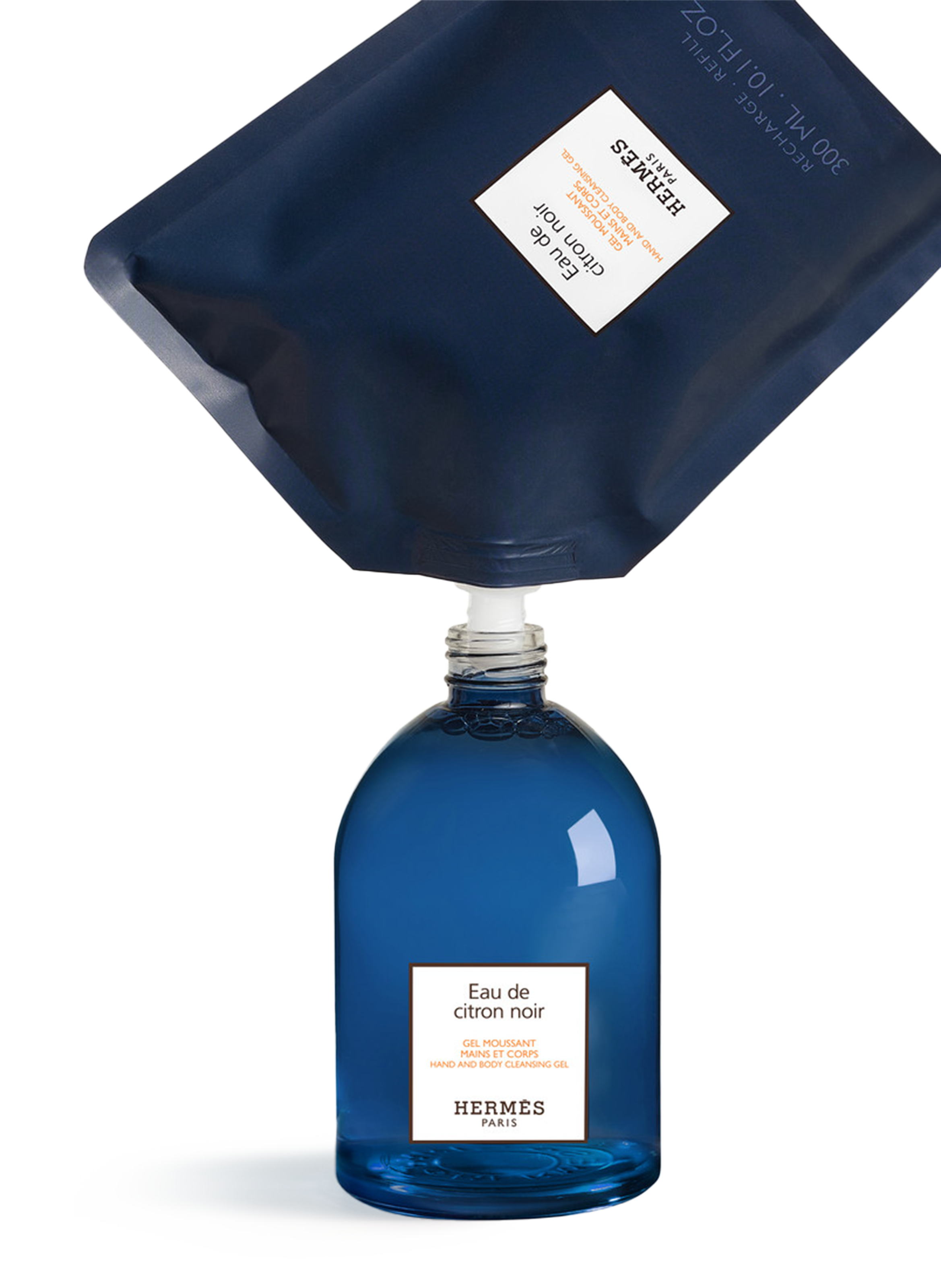 Eau de Citron Noir - Hand and body cleansing gel refill HERMÈS No color