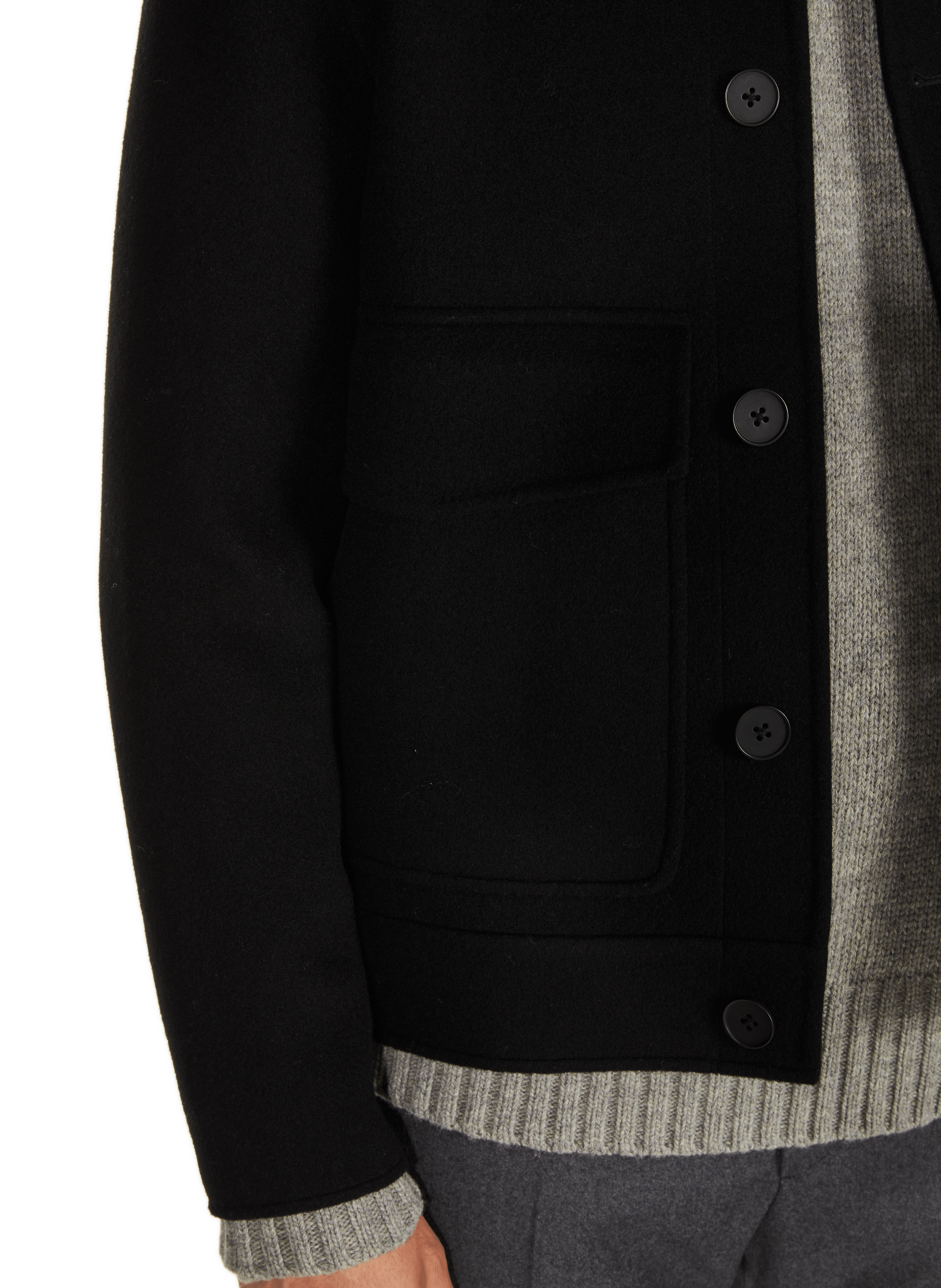 Double-breasted blazer SAISON 1865 Black