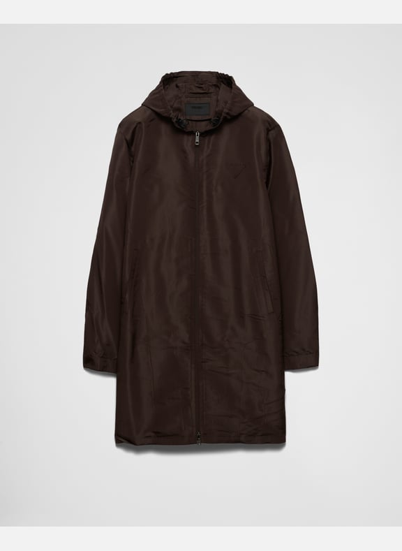 Pardessus en soie Marron by PRADA PRADA Pardessus en soie Marron