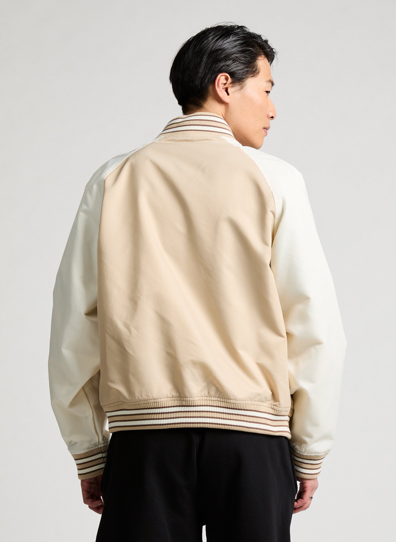 Bomber à logo GUESS Marron