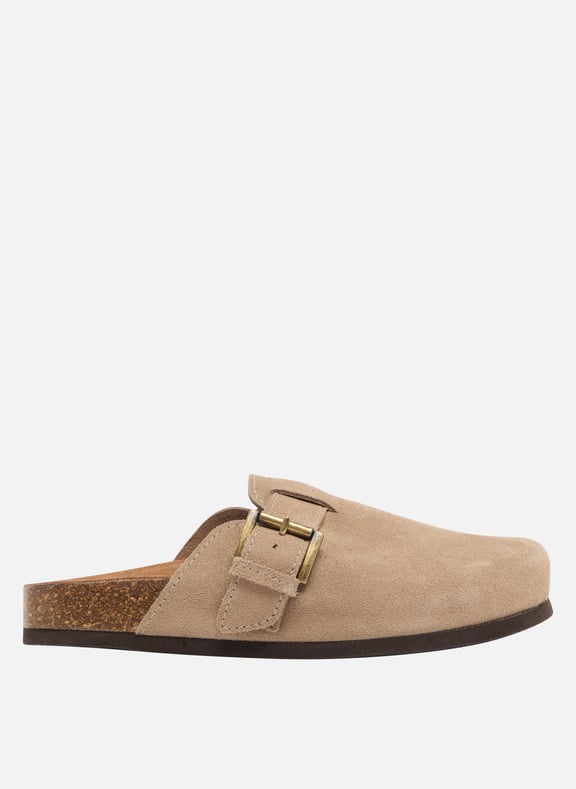 Mules en cuir munch Marron by JONAK JONAK Mules en cuir munch Marron