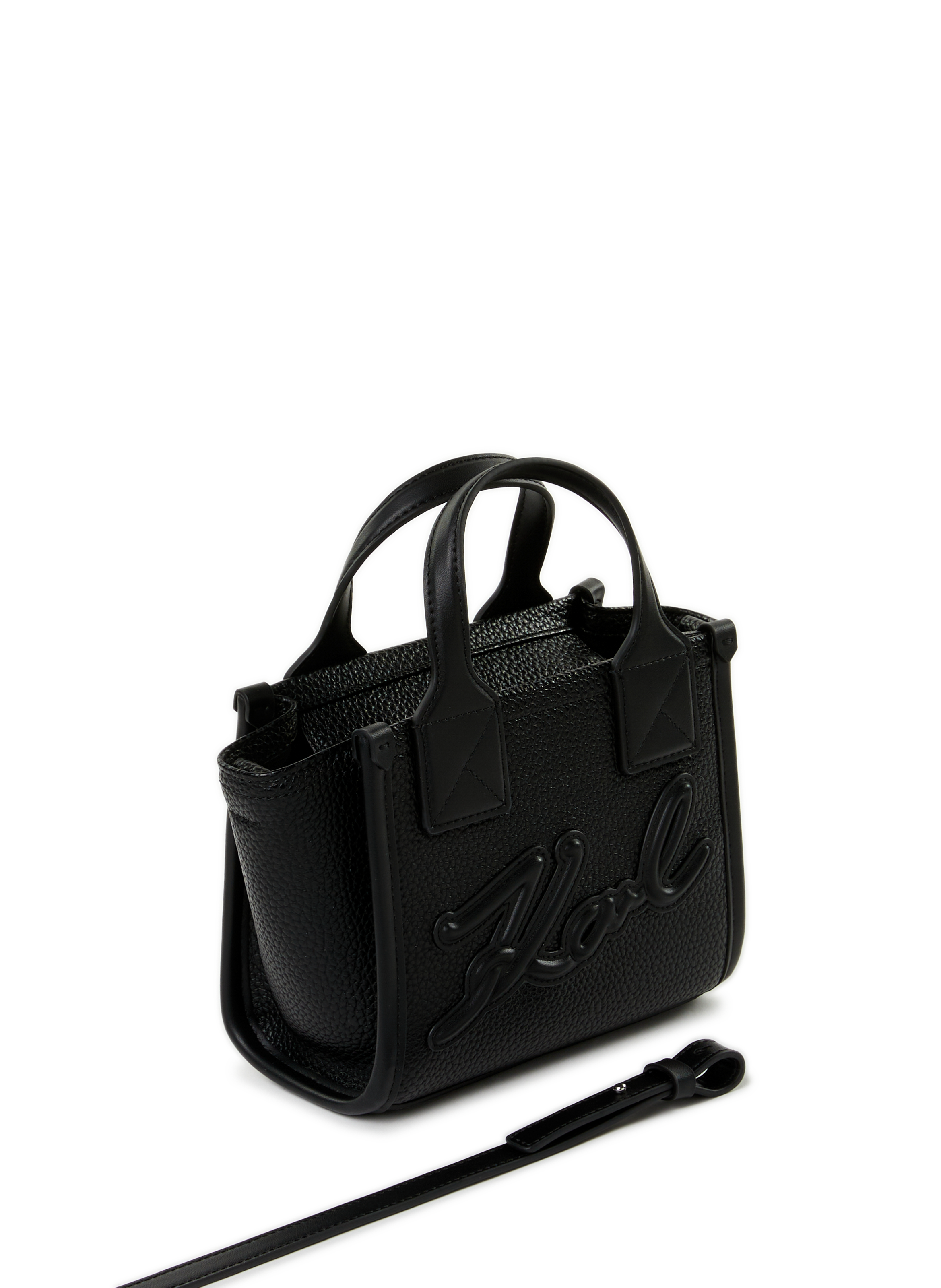 Petit sac cabas K Square KARL LAGERFELD Noir