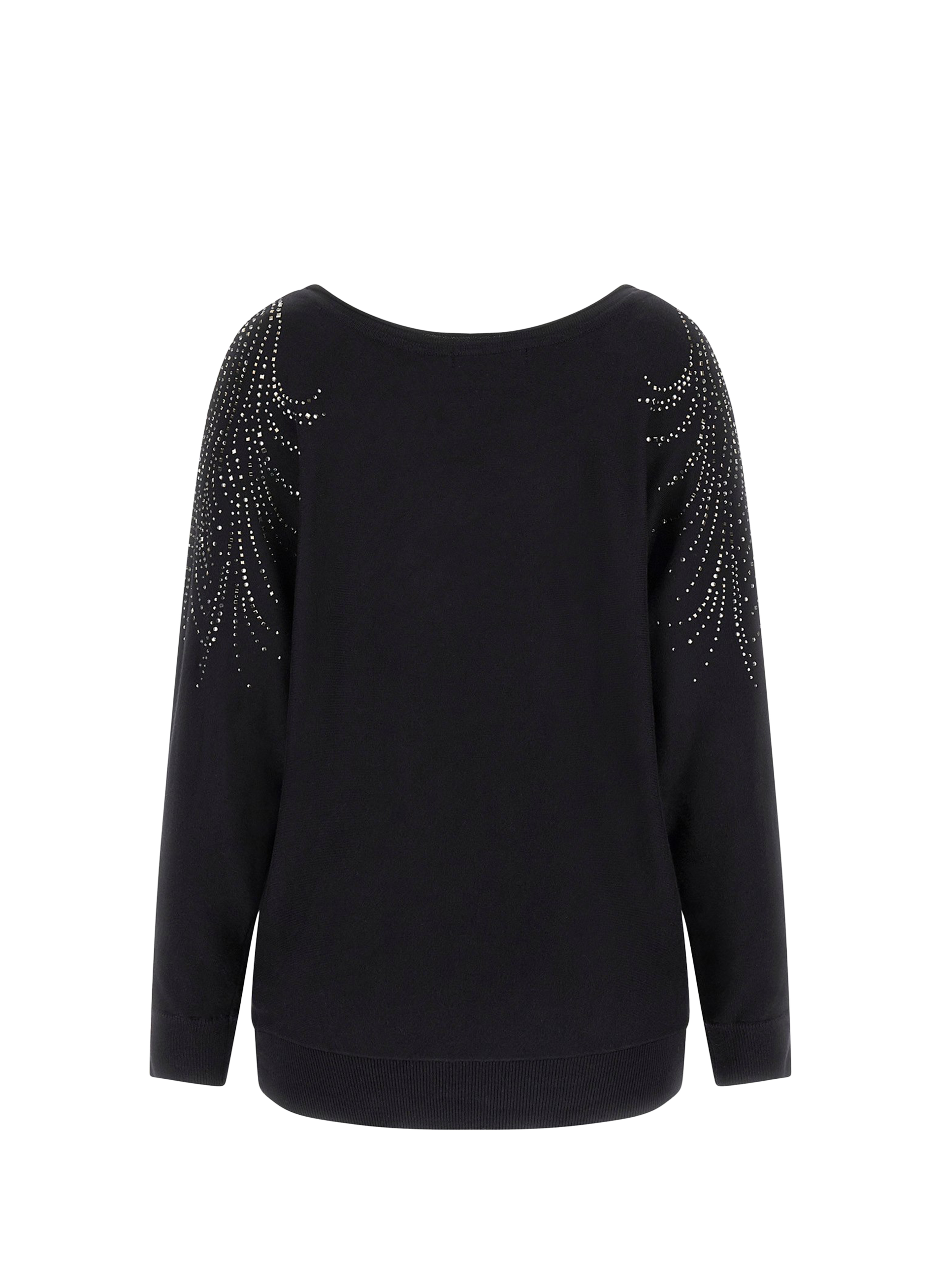Pull ample à strass GUESS Noir