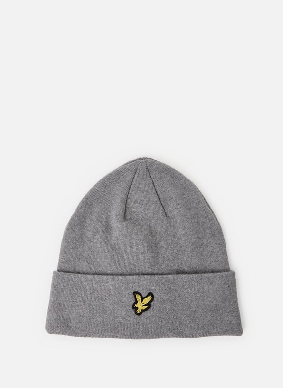Cotton and wool beanie Grey by LYLE & SCOTT LYLE & SCOTT Cotton and wool beanie Grey