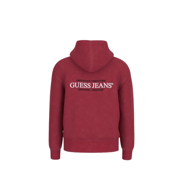 Guess Hoodie à glissière en coton