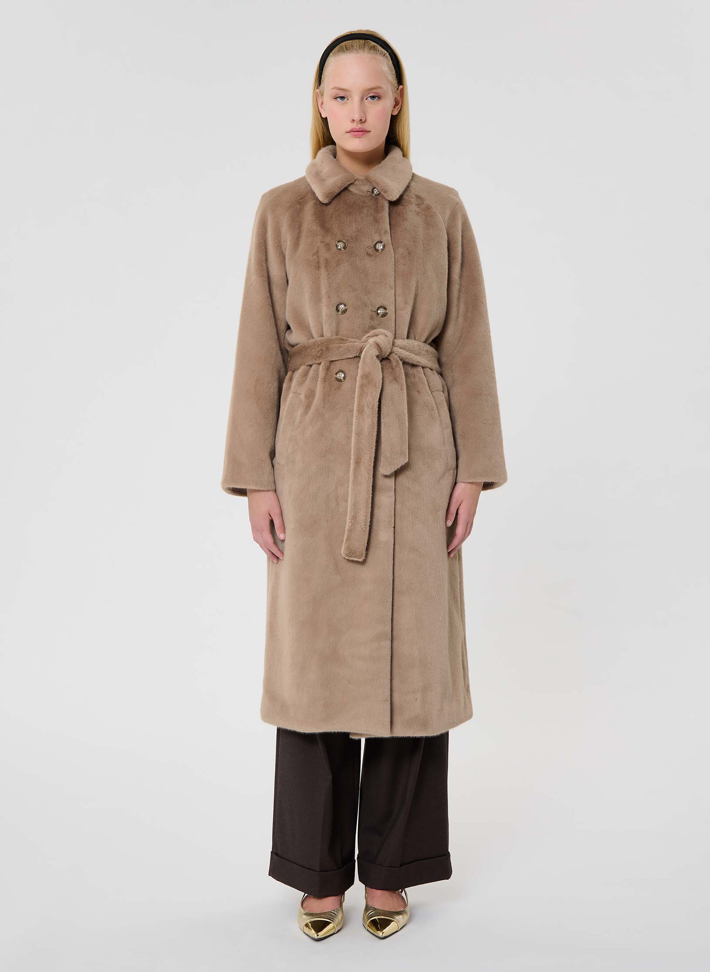 Manteau isotta TARA JARMON Marron