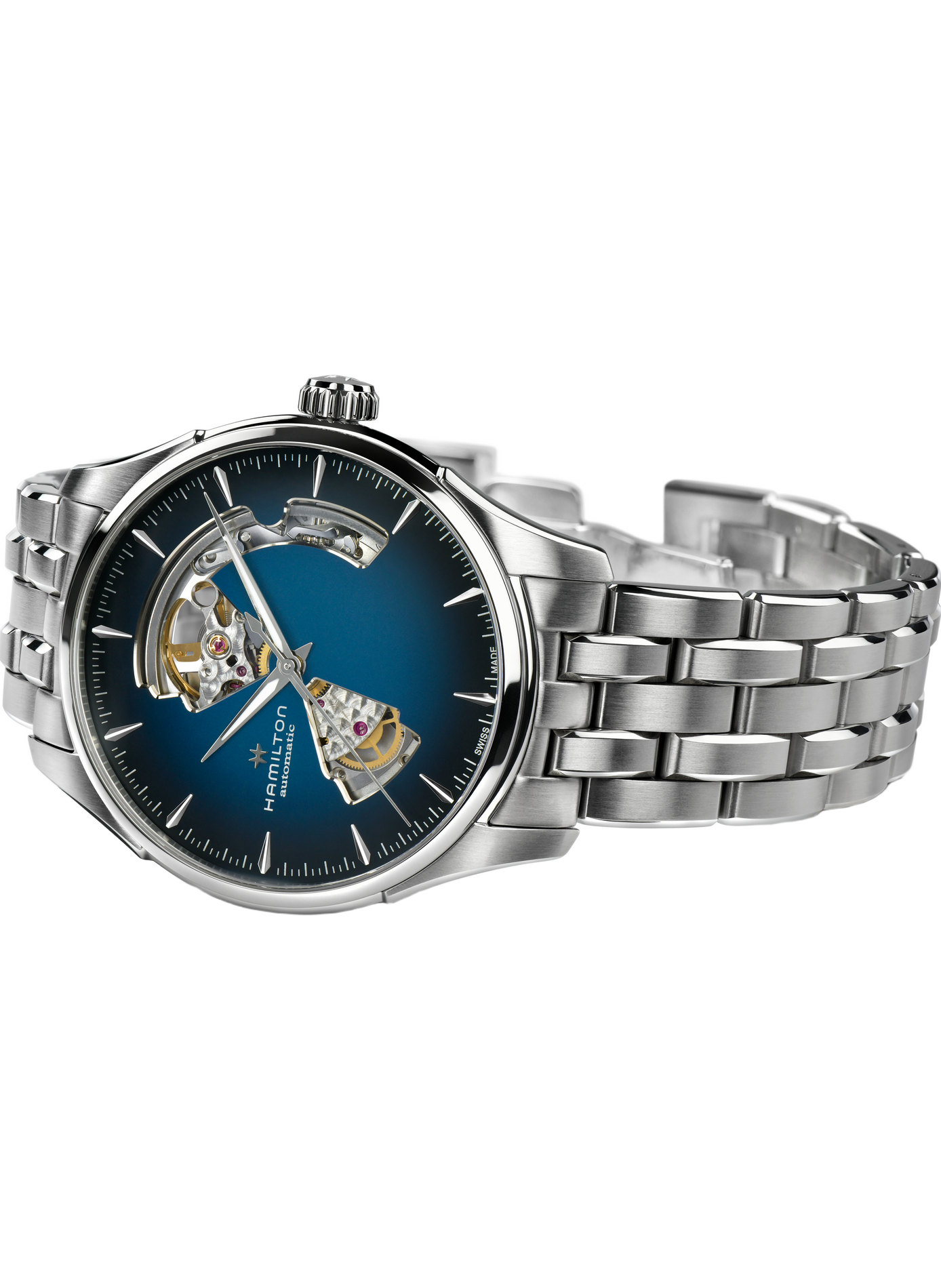 Montre automatique en acier HAMILTON Argent