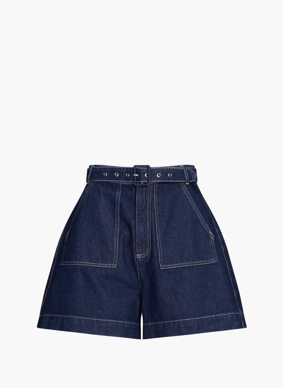 Short denim in cotton Blue Marques almeida - Women Short denim in cotton Blue Marques almeida - Women