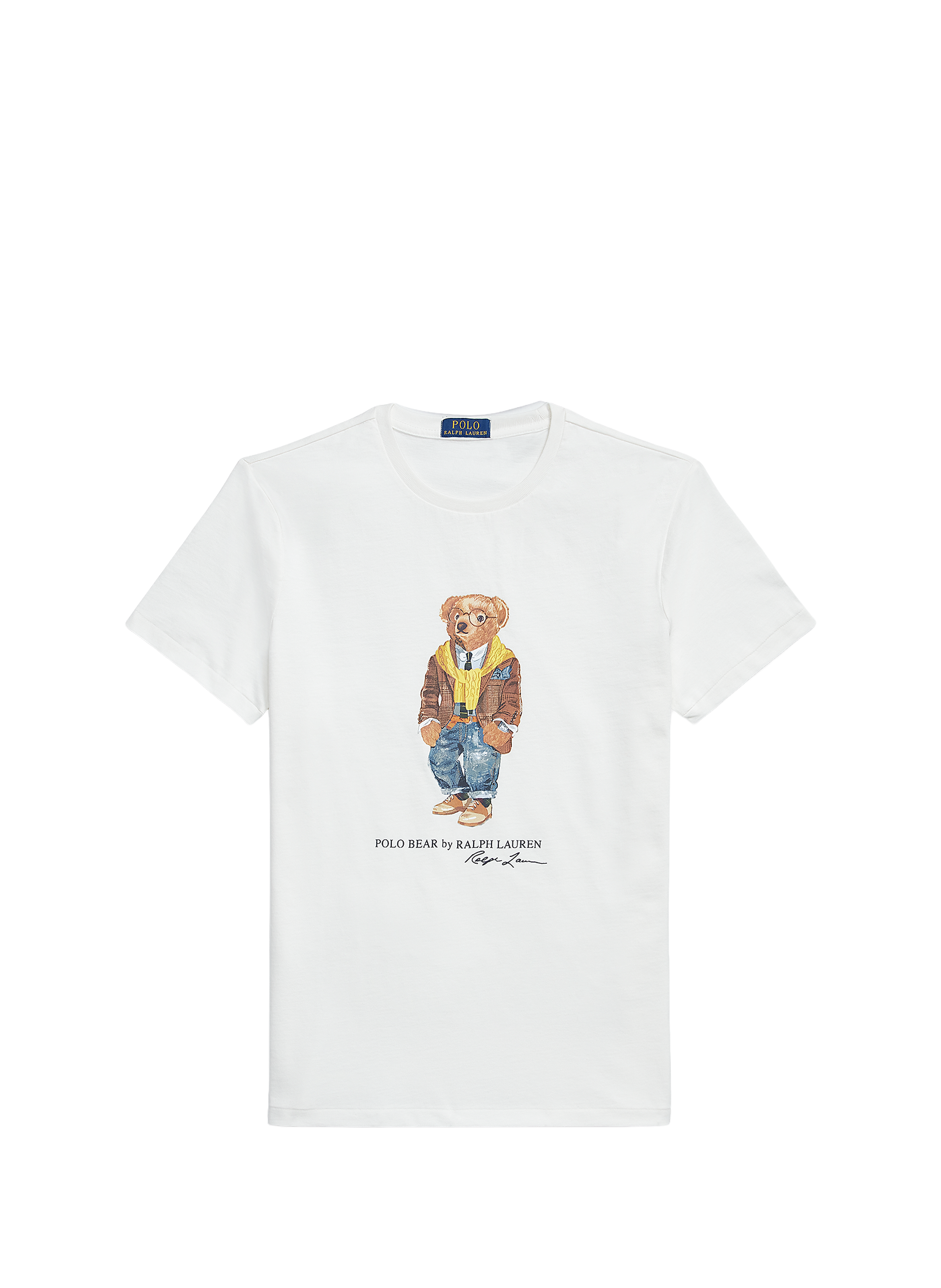 Tee shirt imprimé en coton POLO RALPH LAUREN Blanc