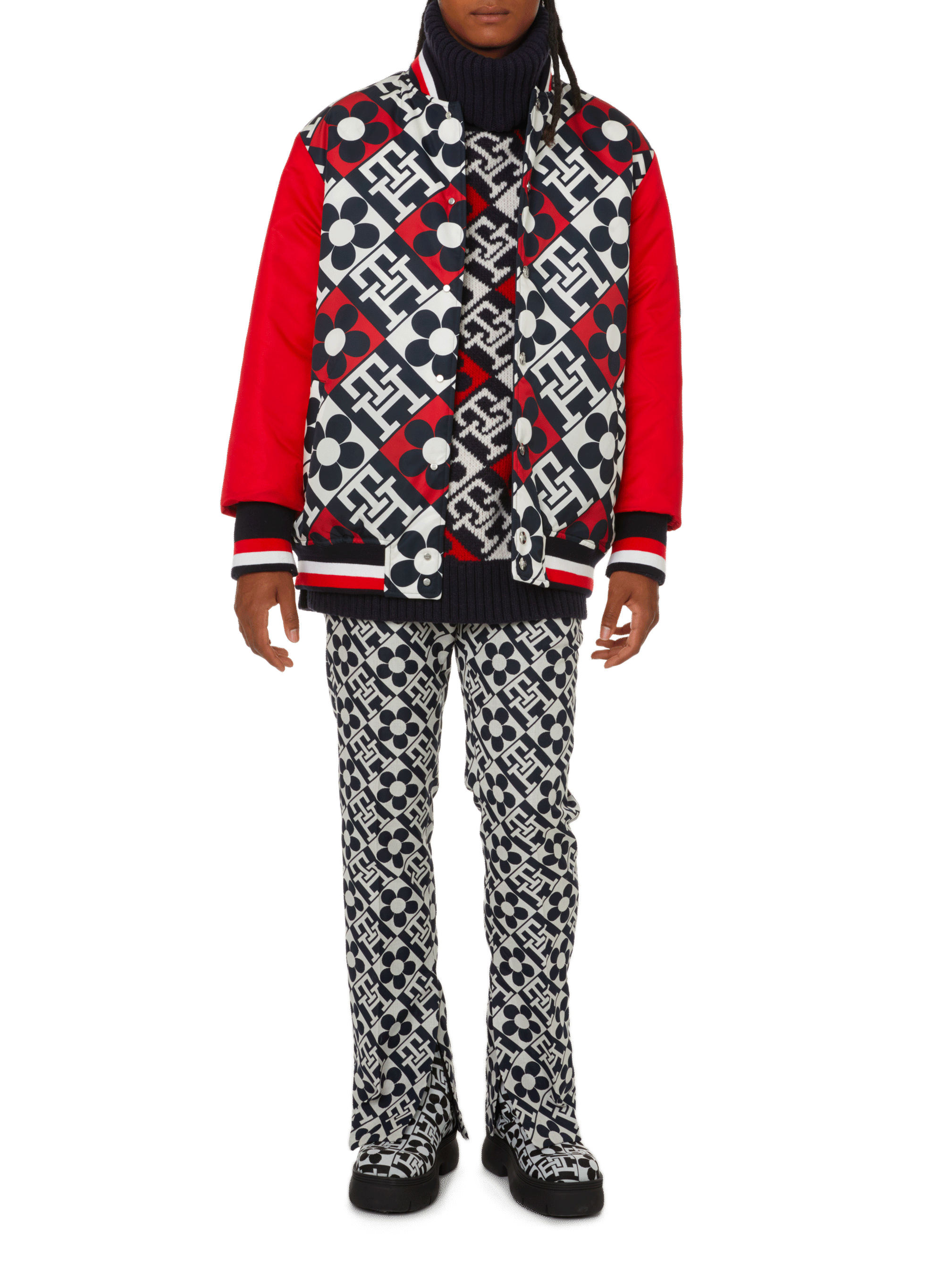 OVERSIZED VARSITY BOMBER TOMMY HILFIGER Multicolour