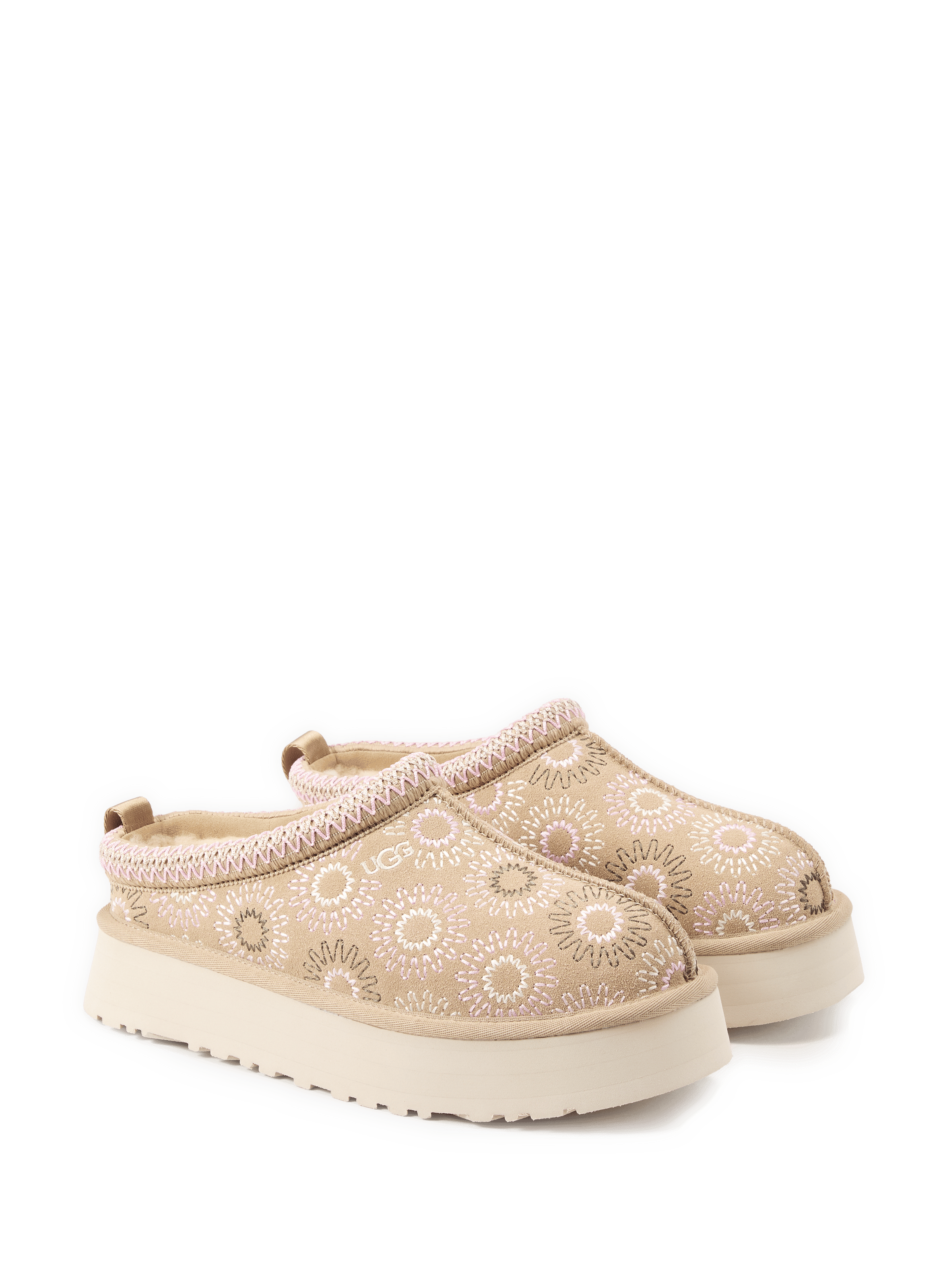 Tazz mixed leather slippers UGG Beige