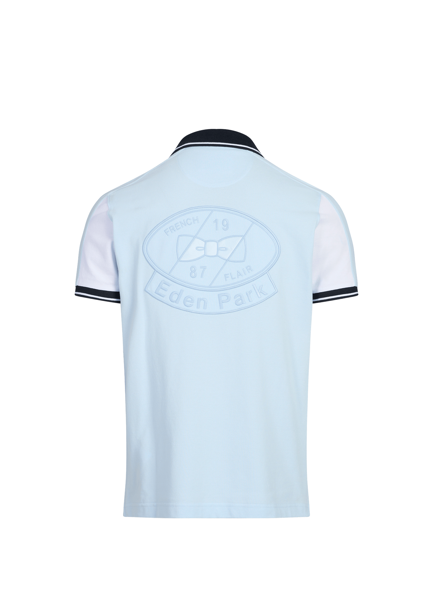 Polo à manches courtes en coton EDEN PARK Bleu