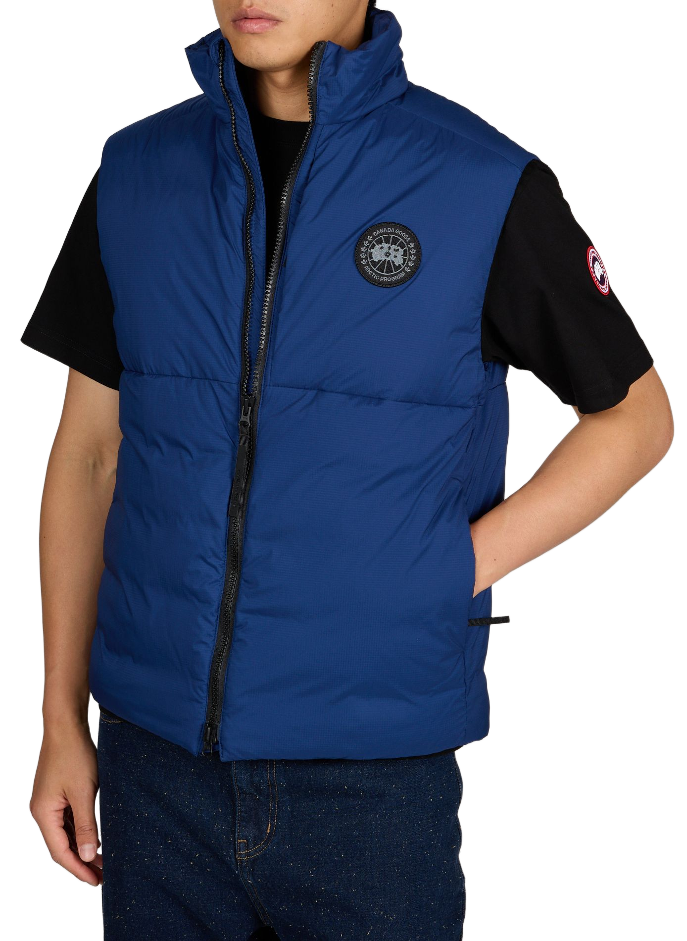 Gilet senza maniche con collo alto CANADA GOOSE Blu
