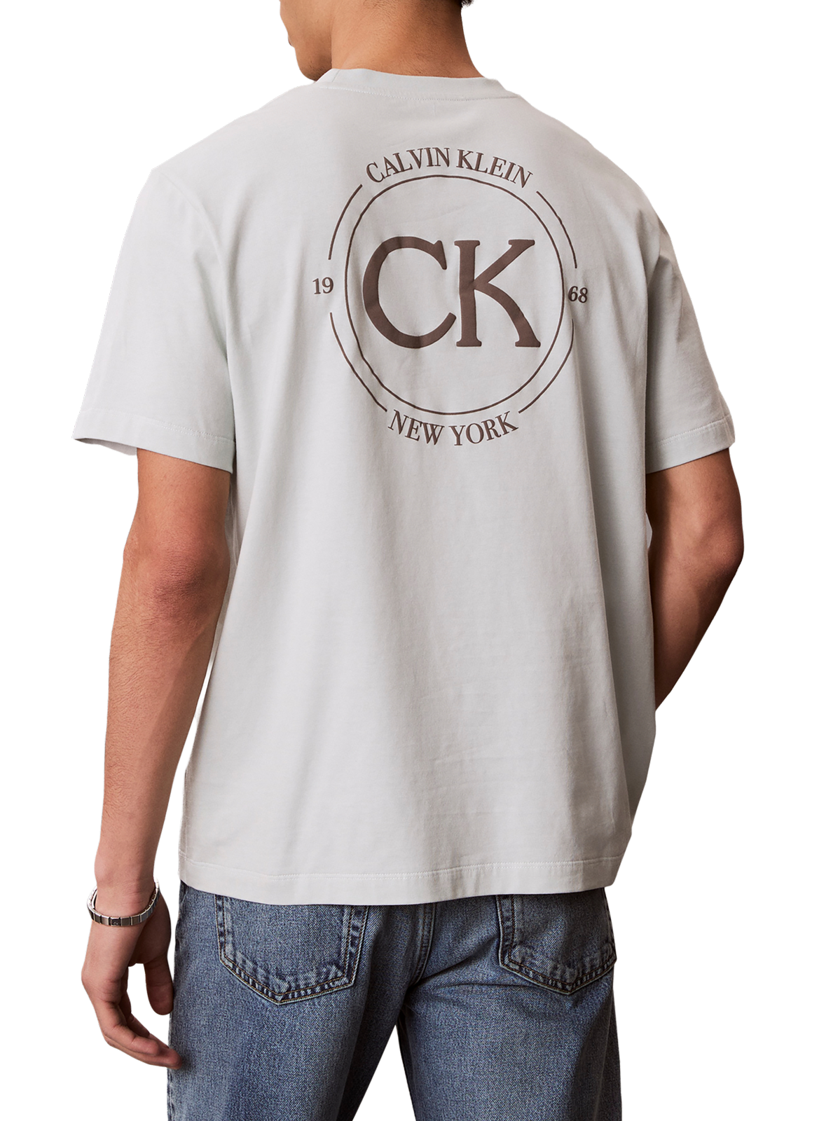 Cotton Logo T-shirt CALVIN KLEIN Green
