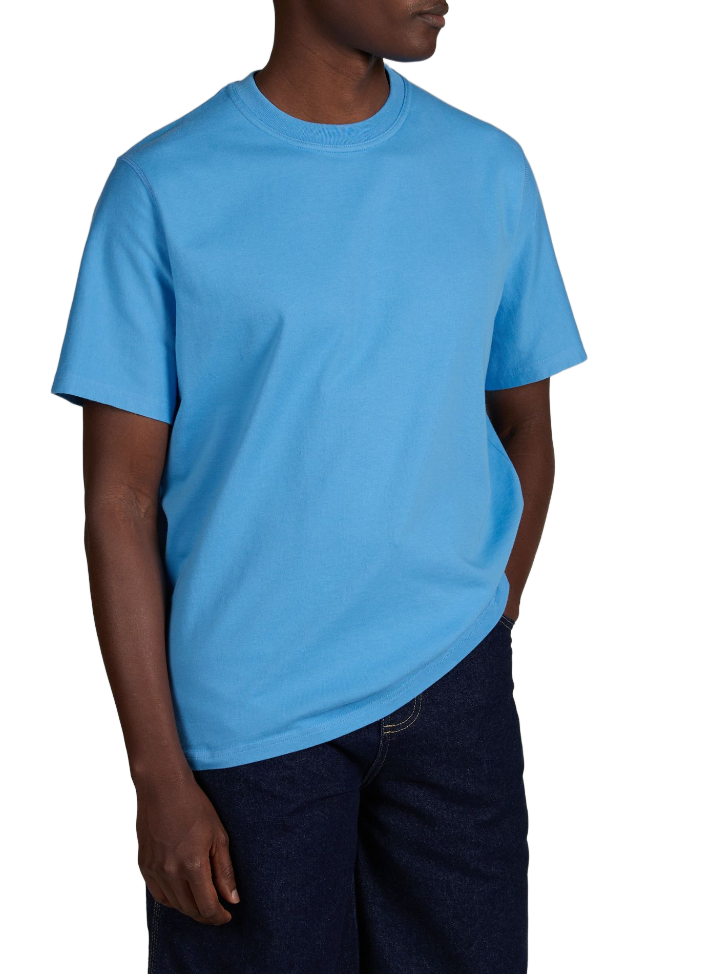 Cotton T-shirt with printed back ARTE ANTWERP Blue