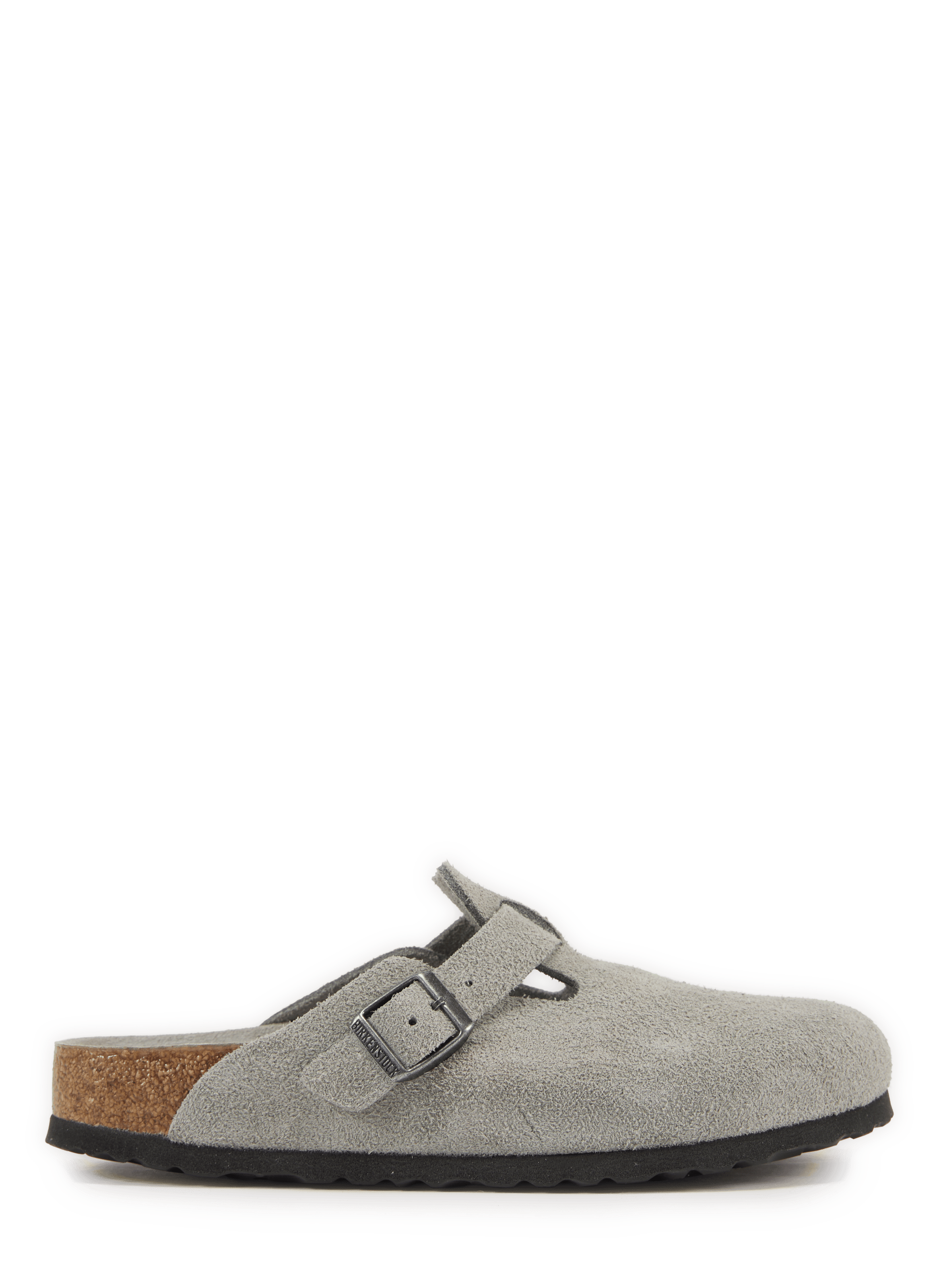 Boston suede leather mules BIRKENSTOCK Blue