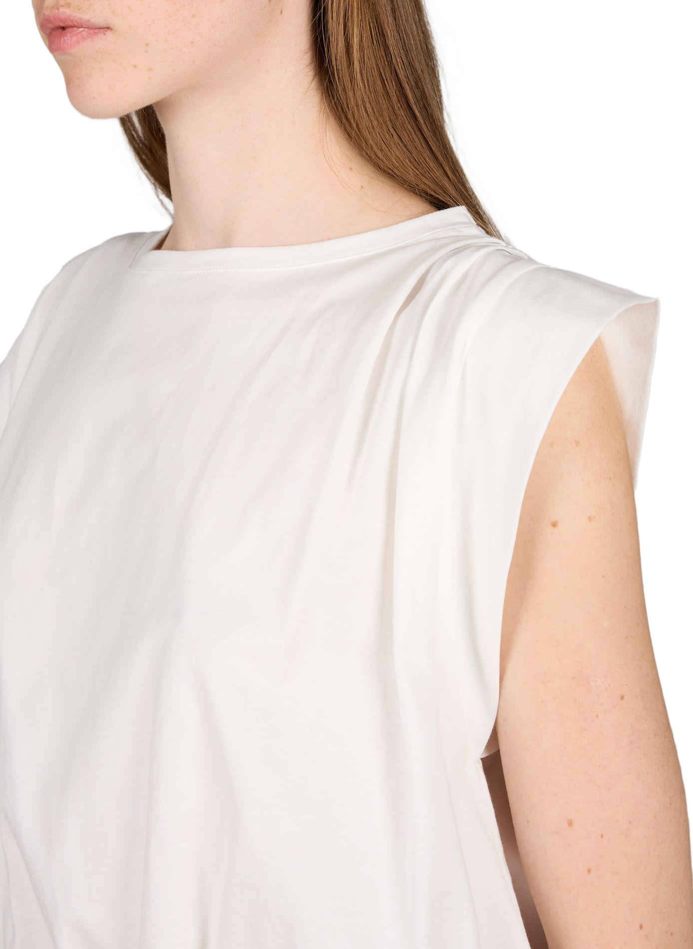 Short cotton T-shirt SUNCOO Beige