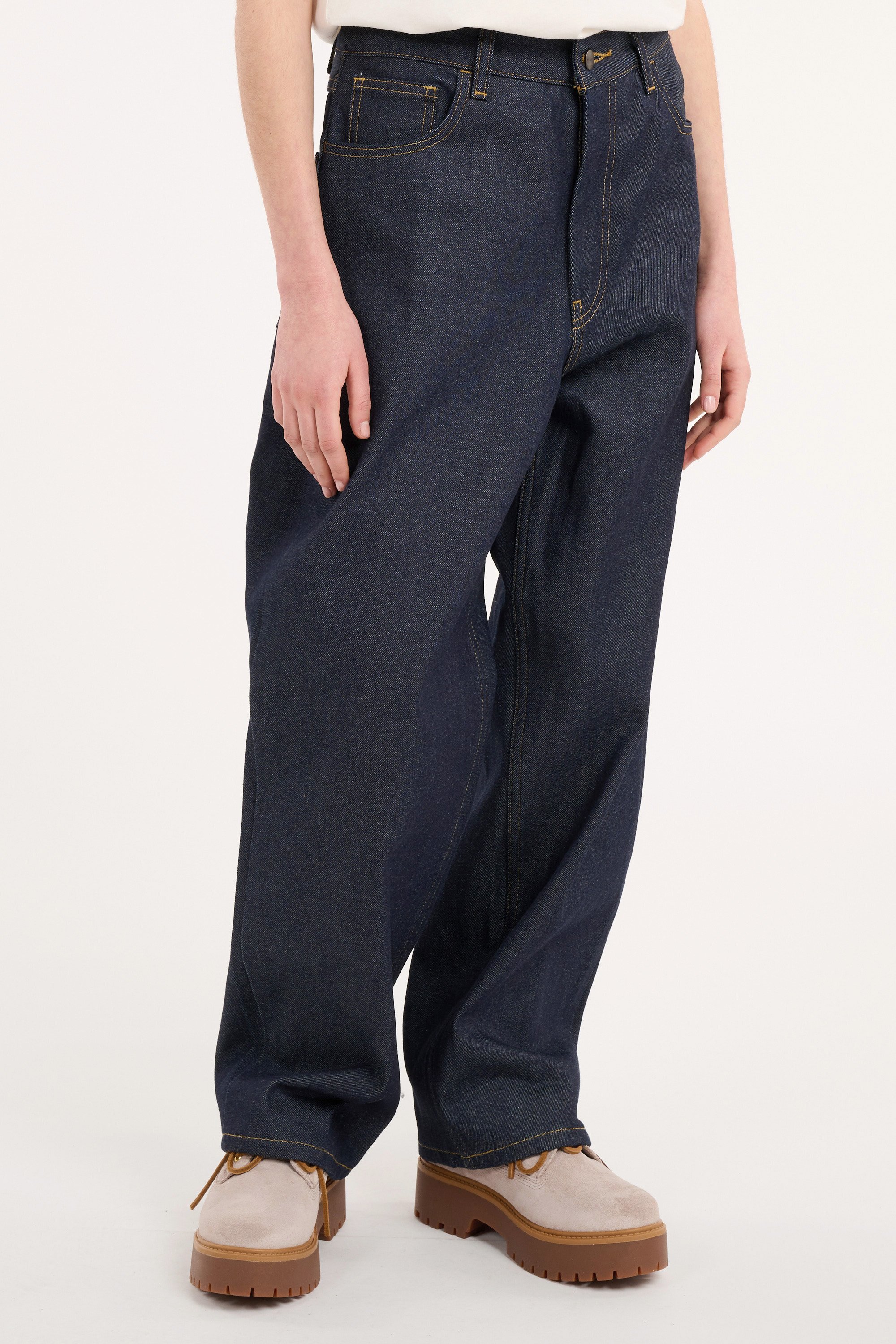 Jean ample w' brandon pant CARHARTT WIP Bleu