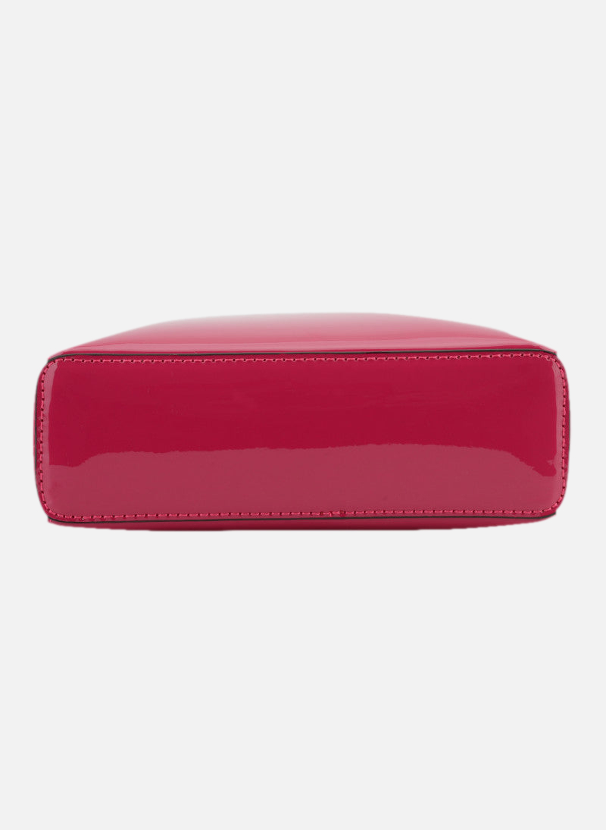 Cassetta vernis | sac porté épaule en cuir de vachette | Rose POURCHET Femme