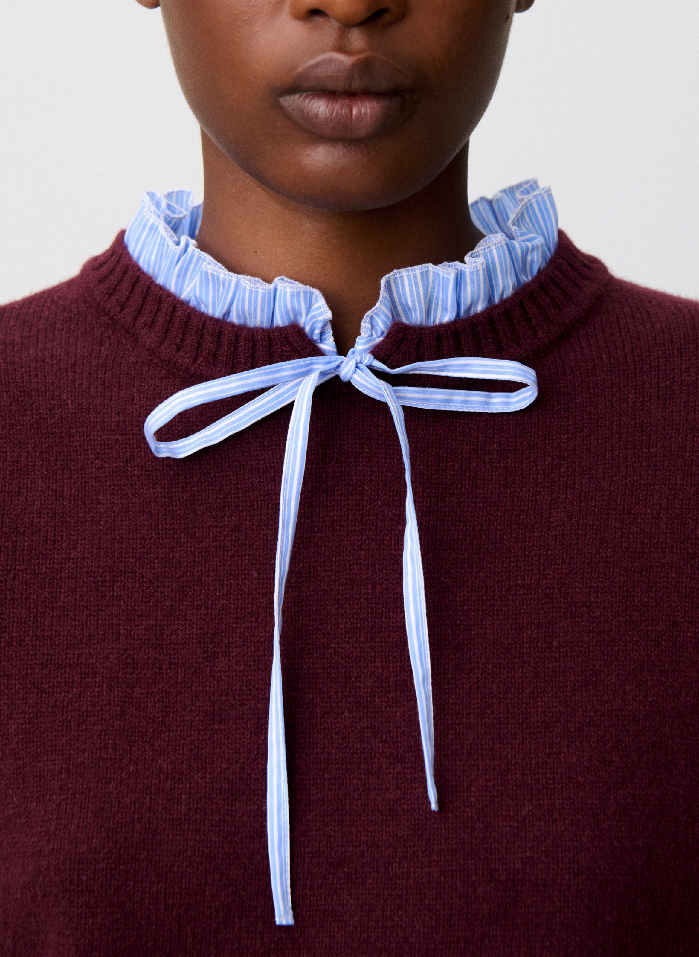 Pull droit en laine CLAUDIE PIERLOT Violet