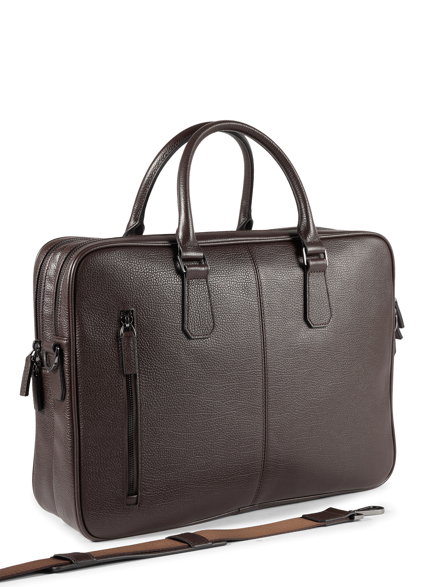 Leather briefcase | Brown SAISON 1865 Men