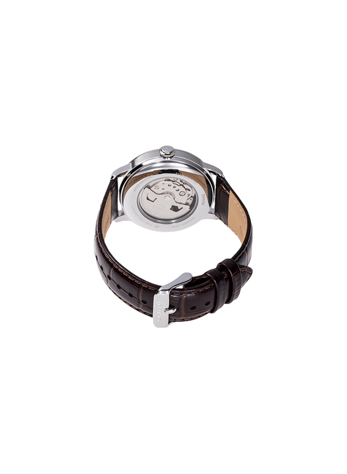 Automatische Uhr Sonne & Mond aus Leder ORIENT Beige