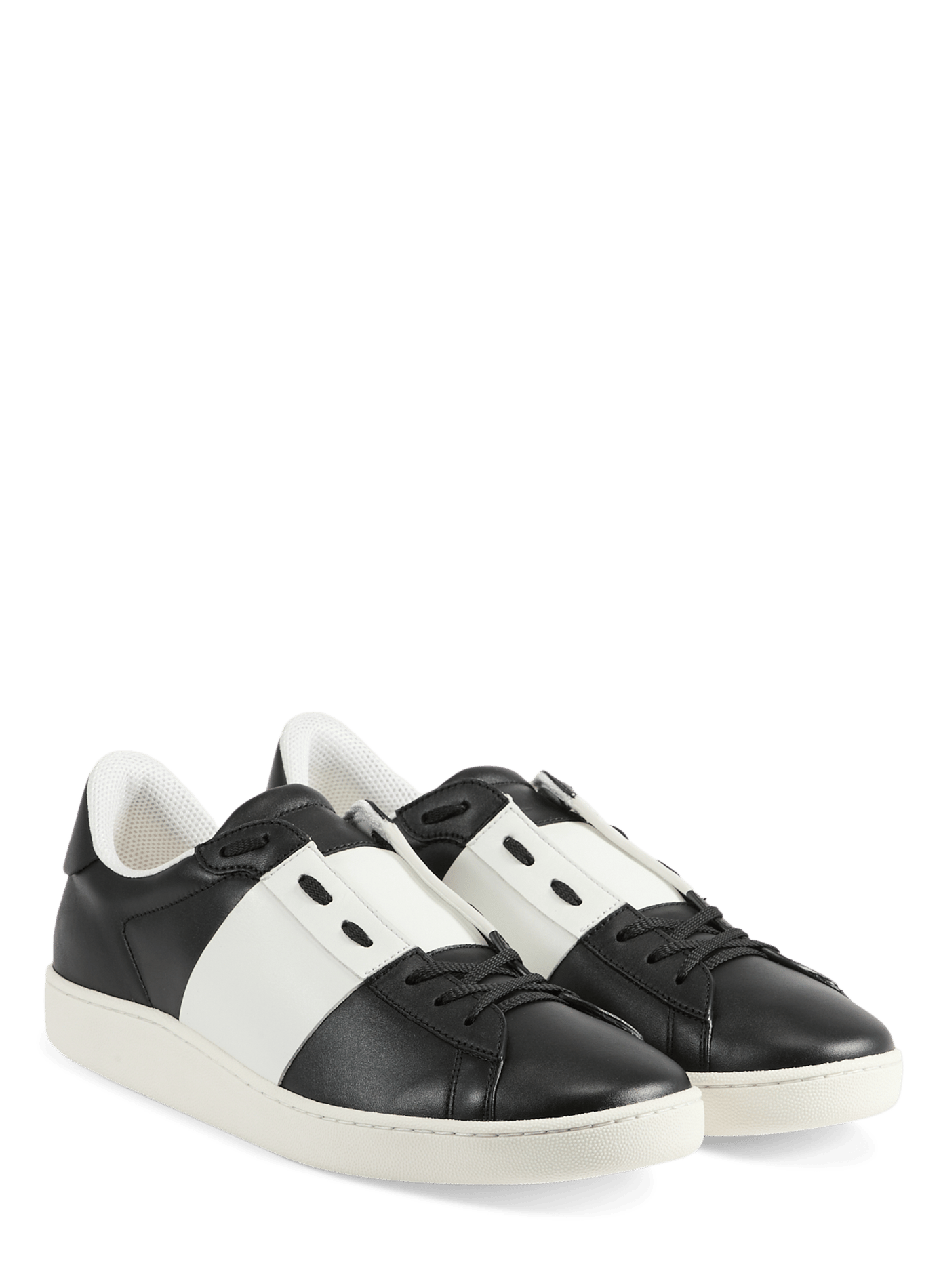Baskets basses en cuir VALENTINO Noir