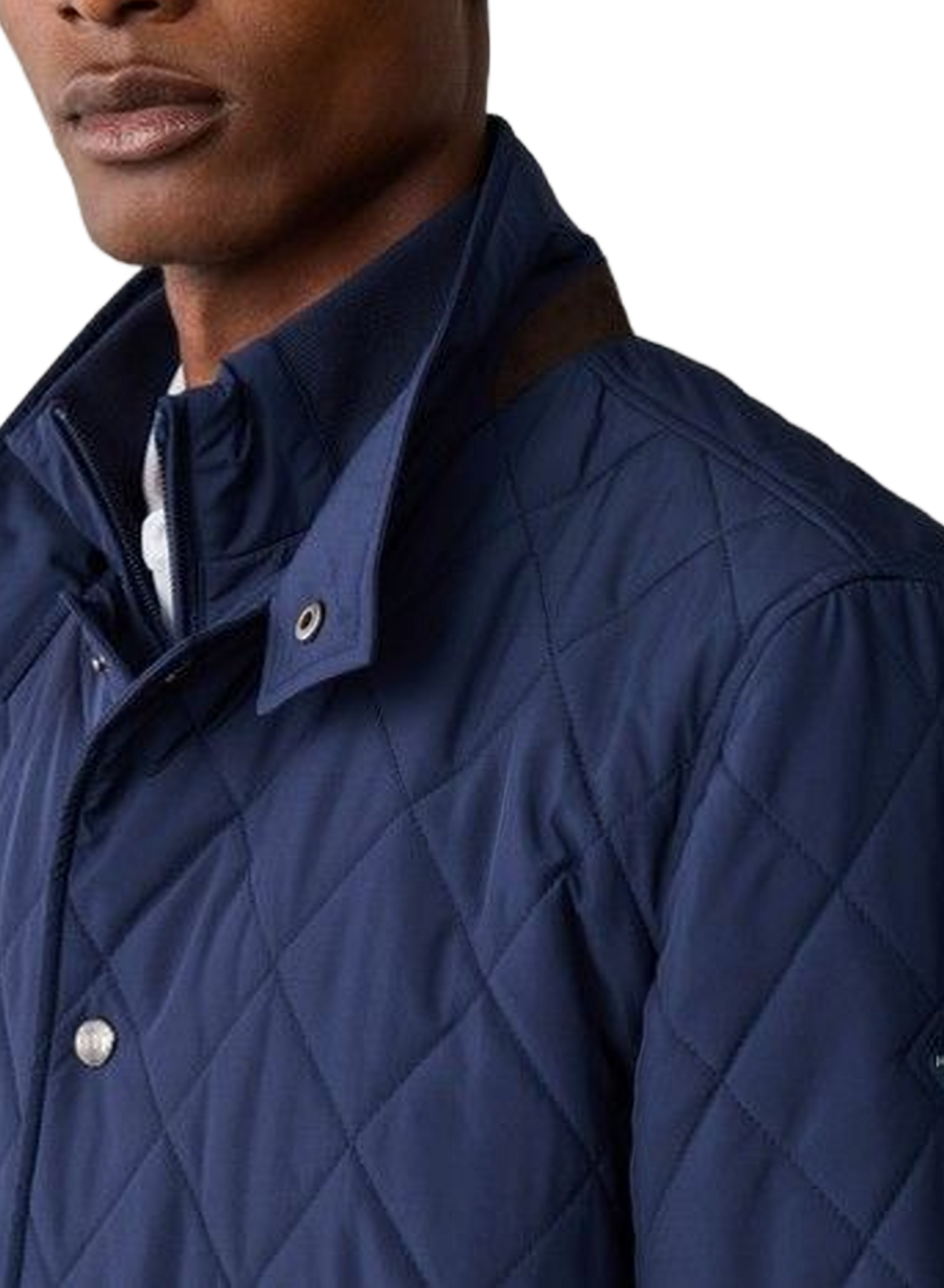 Veste col montant matelassée  HACKETT Bleu