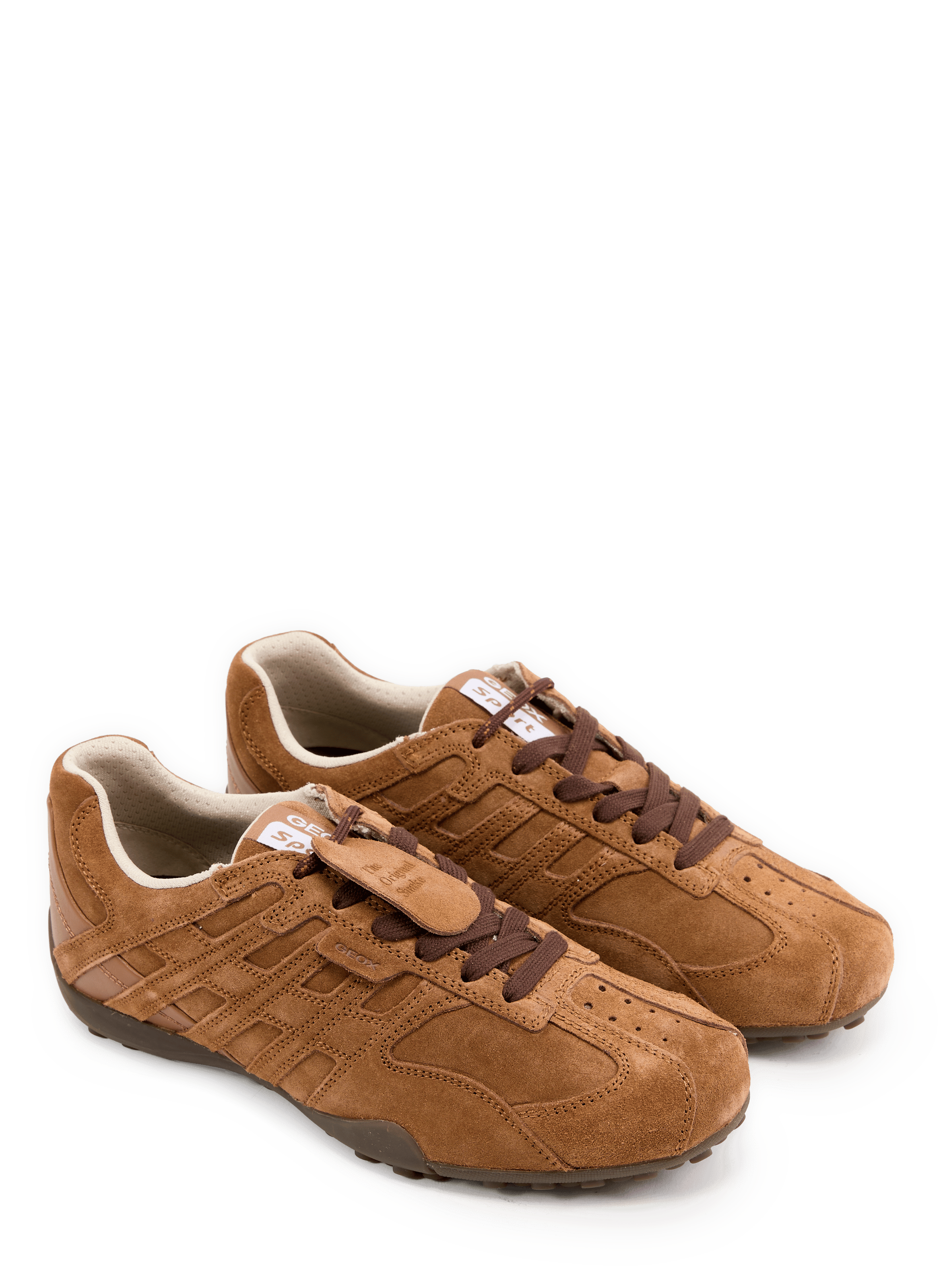 Sneaker SNAKE WOMAN aus gemischtem Leder GEOX Braun