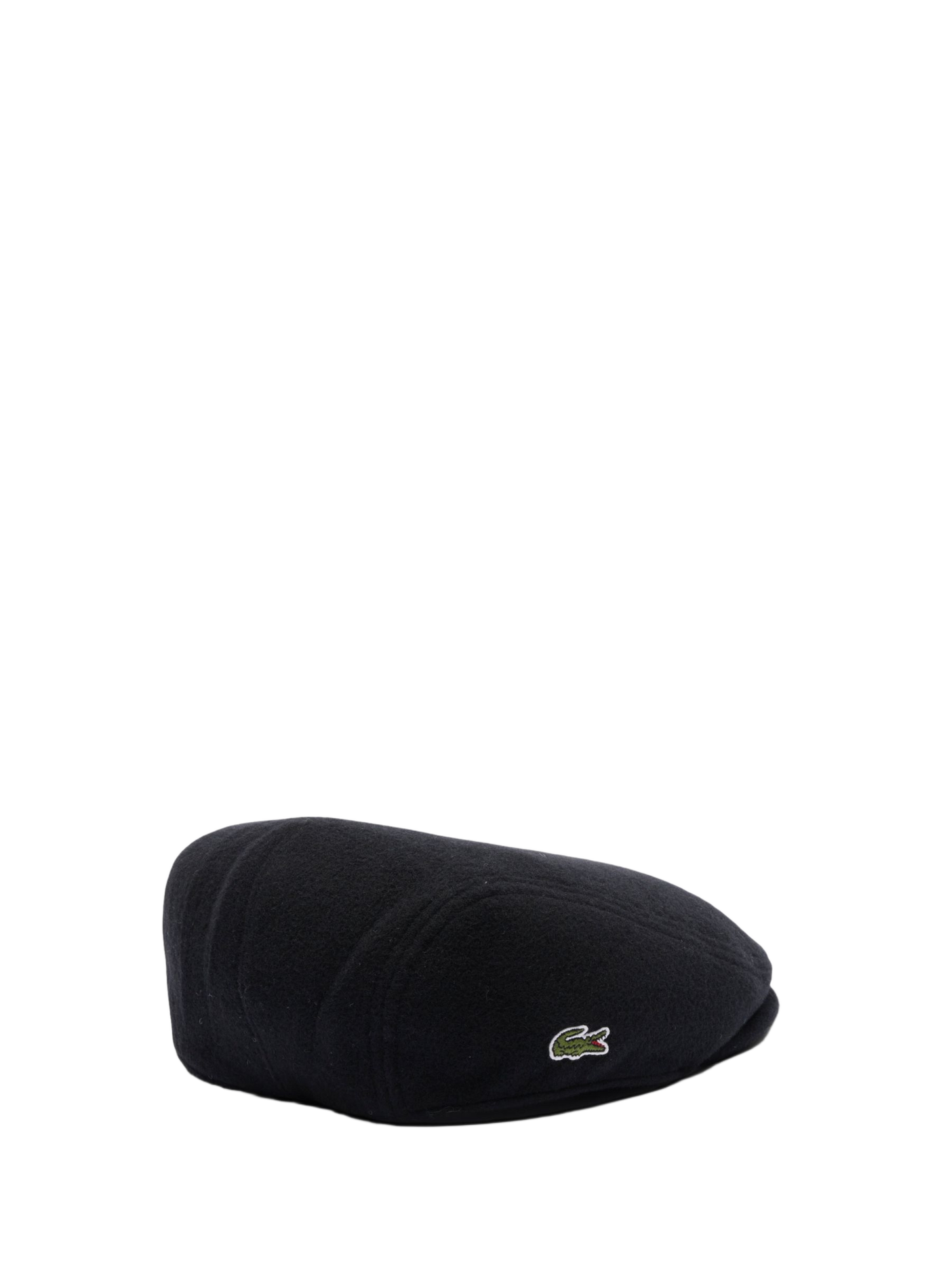 Mixed Wool Felt Beret LACOSTE Black