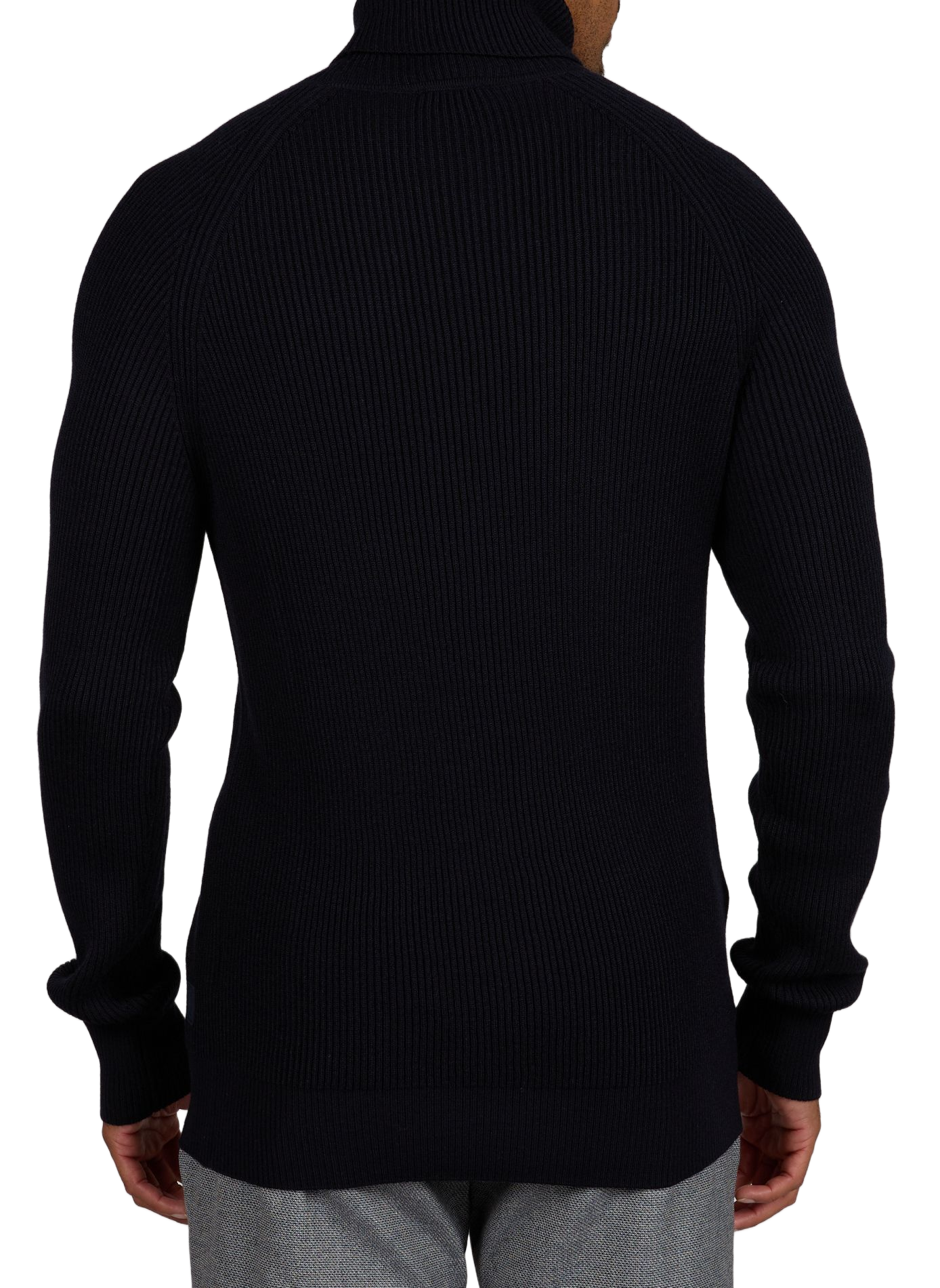 Ribbed wool-blend jumper STRELLSON Blue