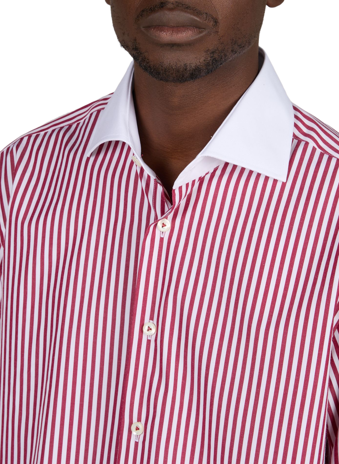 Striped cotton Shirt VAN LAACK Red