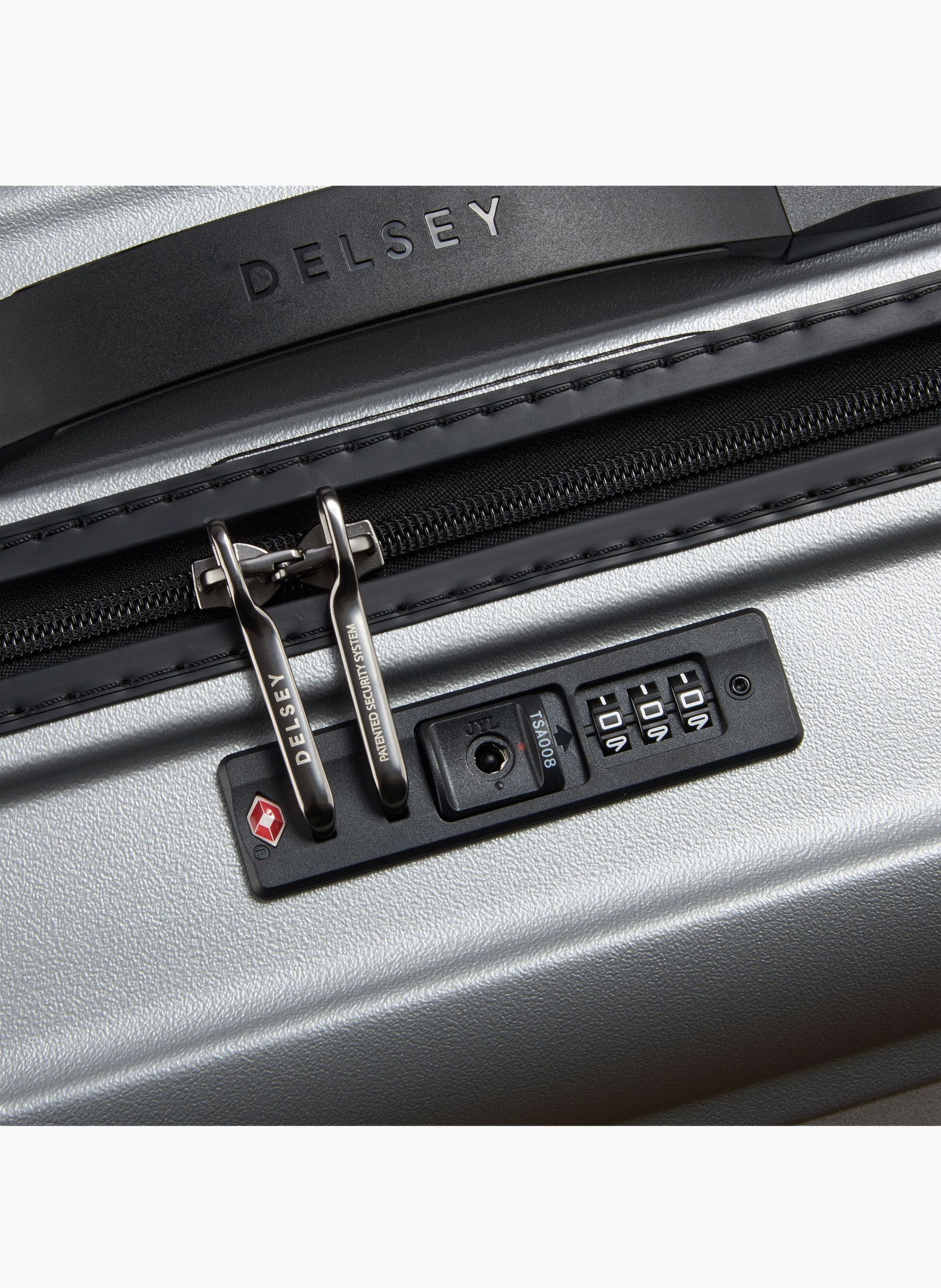 Valise cabine rigide taille s - turenne 2.0 DELSEY PARIS Argent