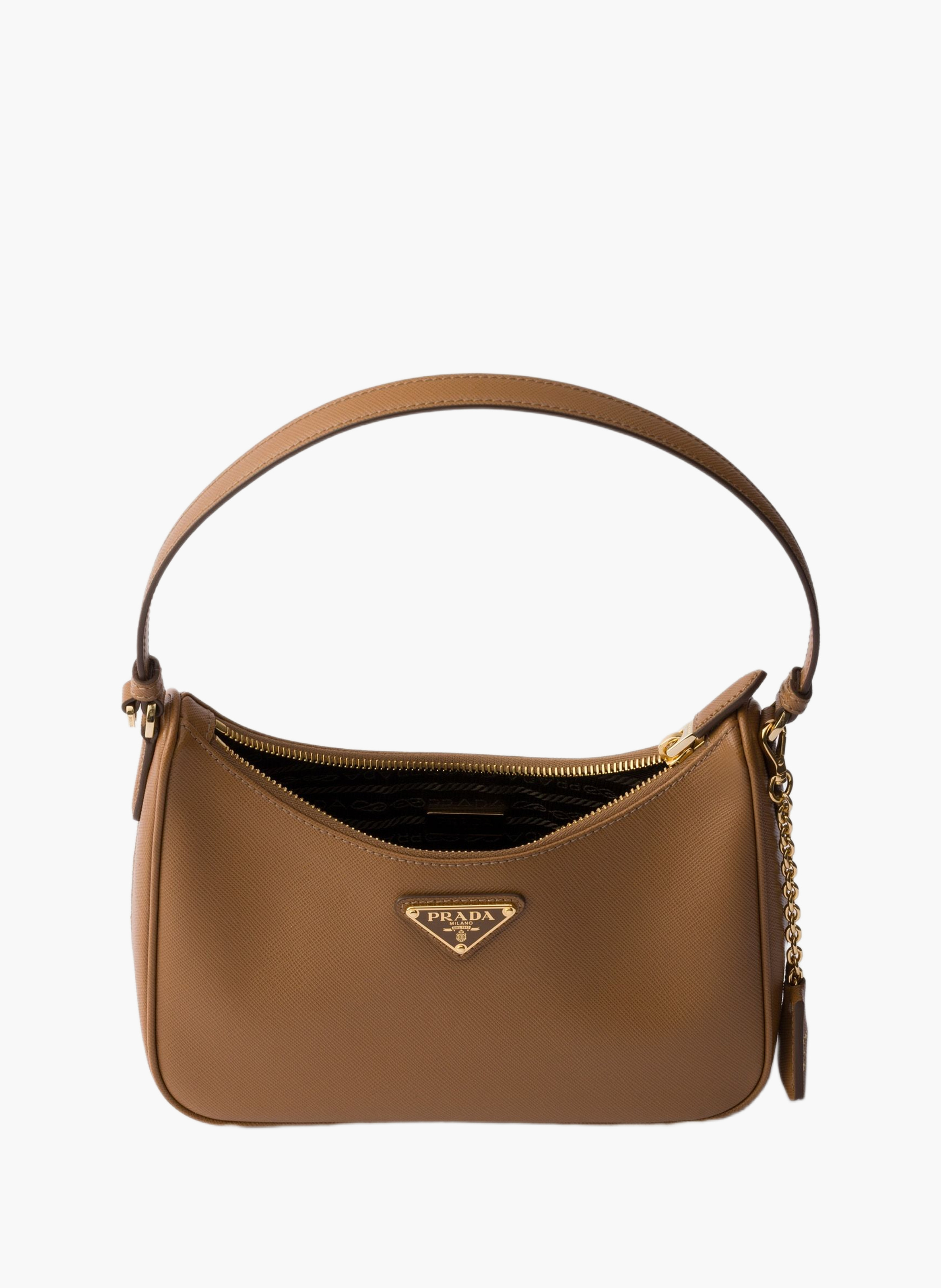 Prada re-edition 2005 saffiano leather mini-bag PRADA Marron