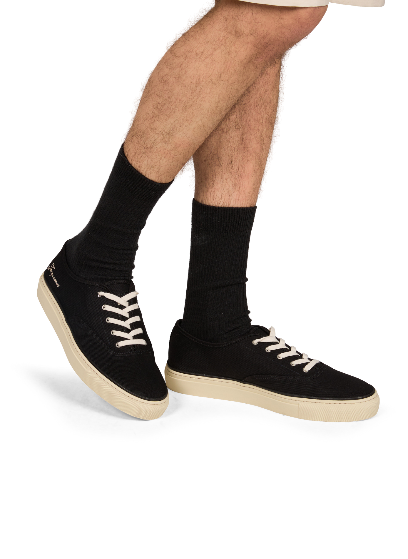 The low-top Féfé cotton sneakers JACQUEMUS Black