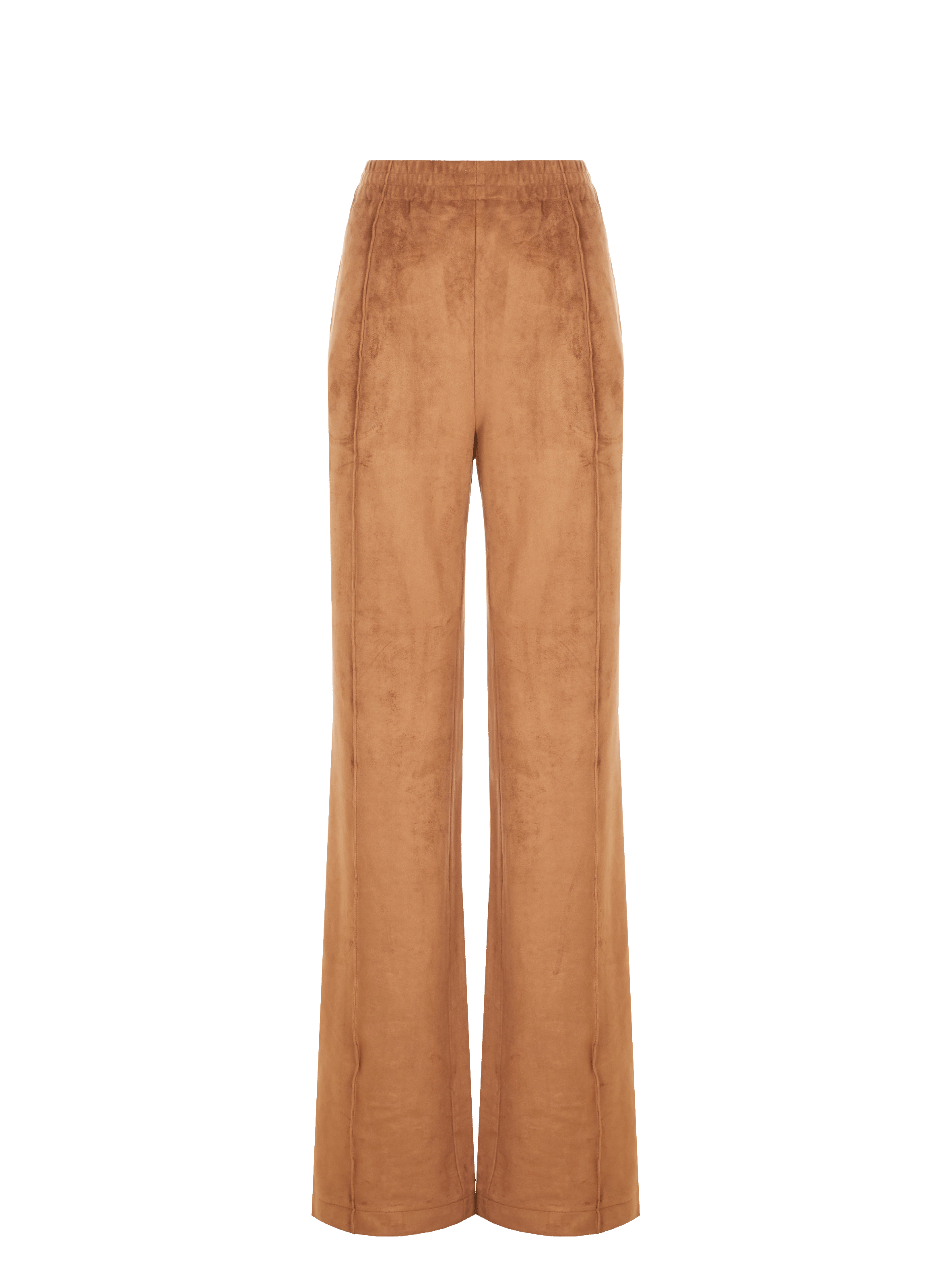 Pantalon en suède TIBI Marron