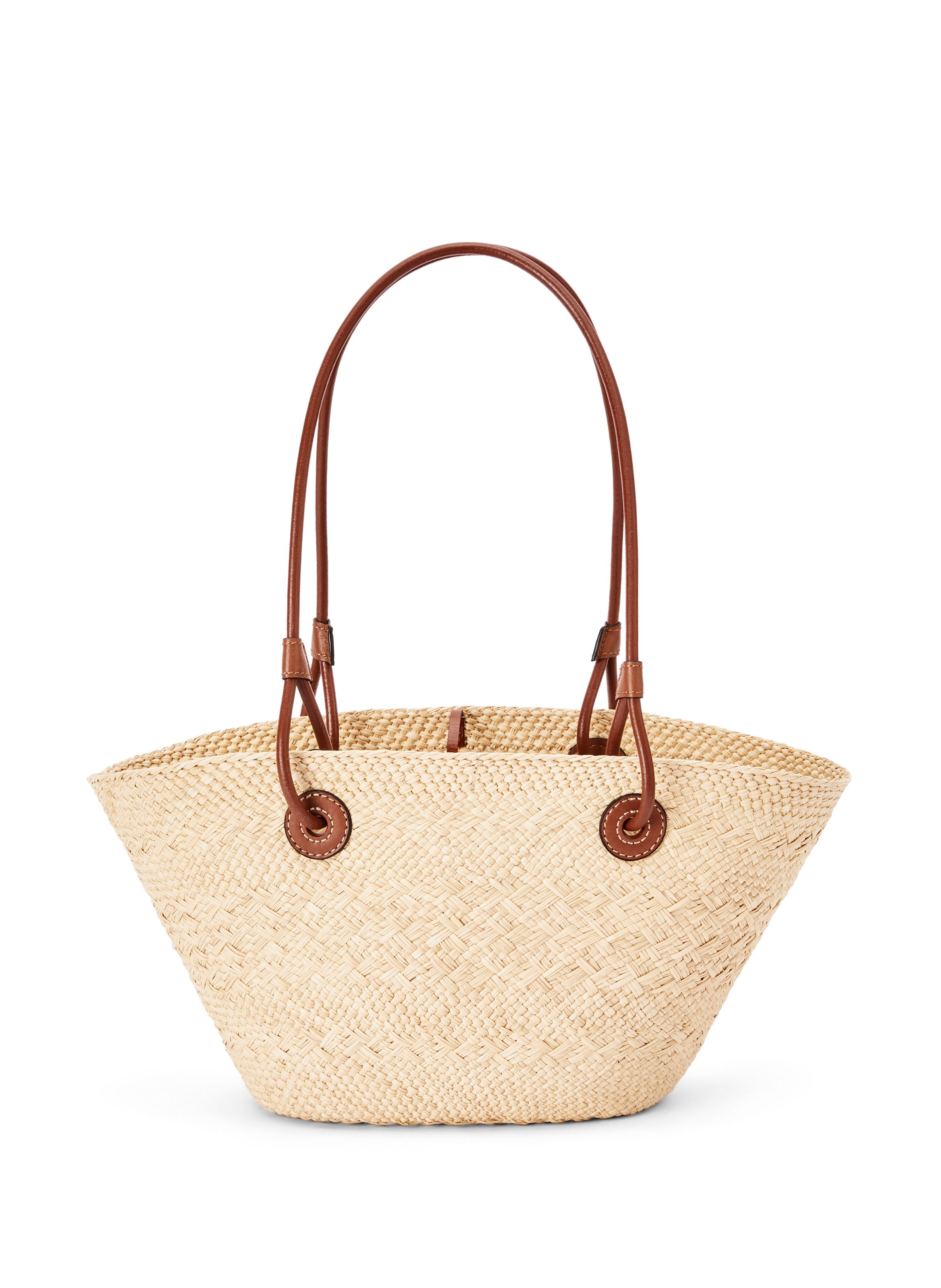 Anagram small straw basket bag LOEWE Multicolour