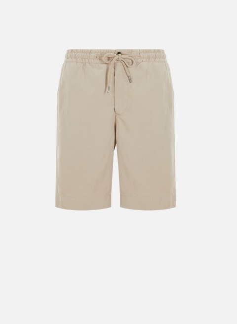 Linen and cotton Bermuda shorts BeigeEDEN PARK 