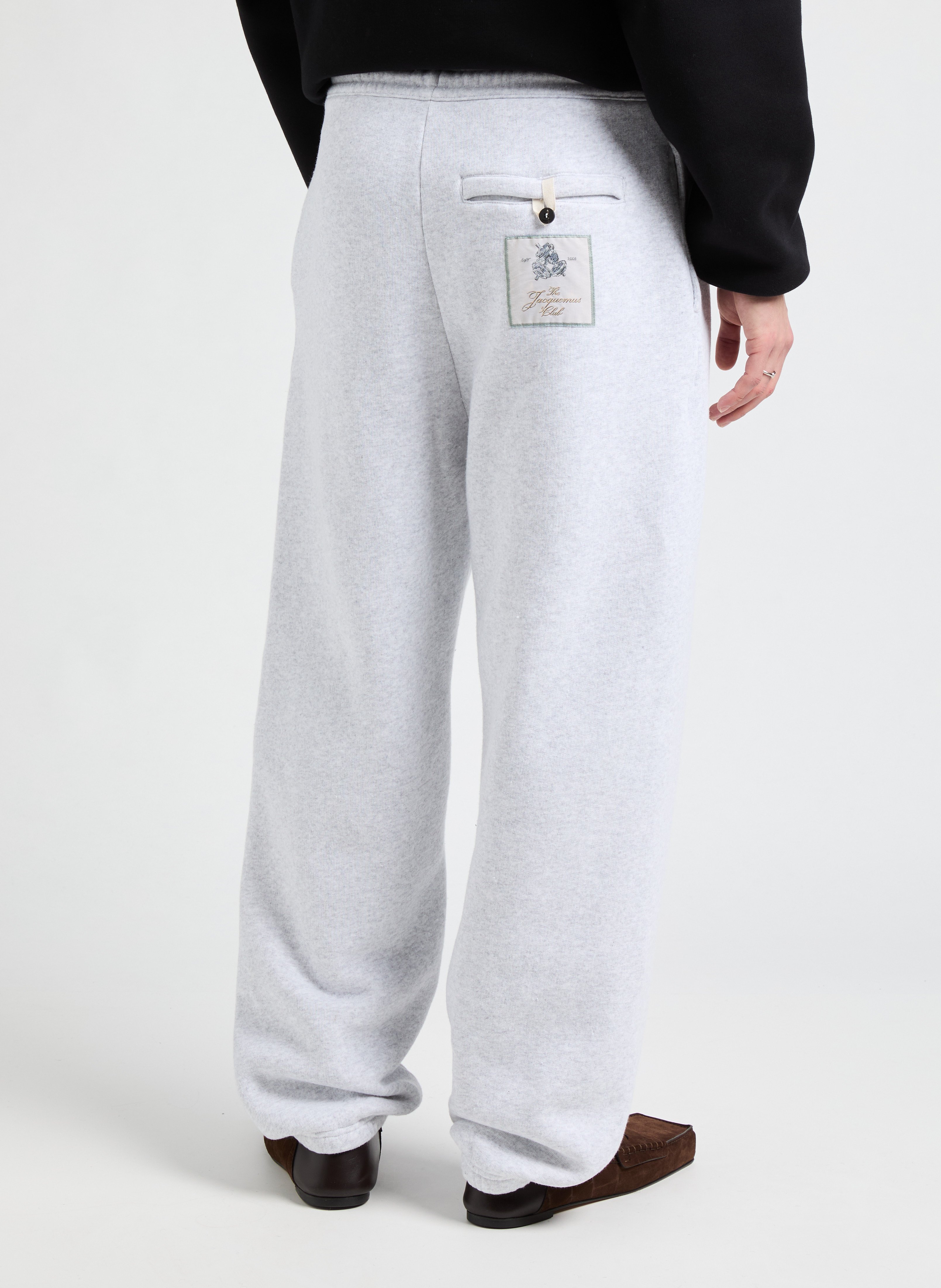 Cotton joggers JACQUEMUS Grey