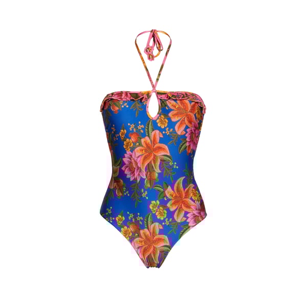 Farm Rio Maillot De Bain 1 Pièce In Blue