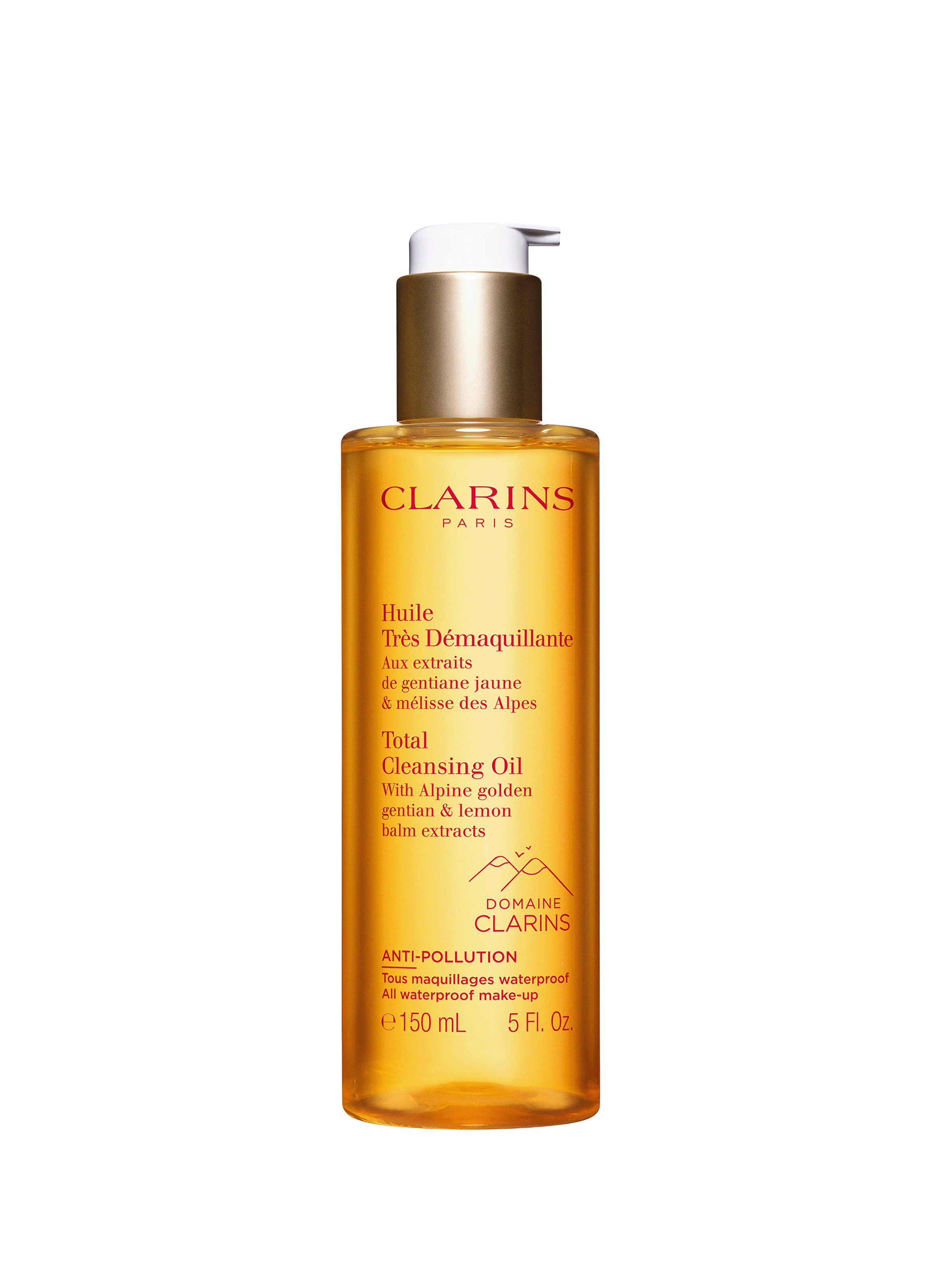 Total Cleansing Oil with Alpine golden gentian &amp;amp; lemon balm extracts CLARINS No color
