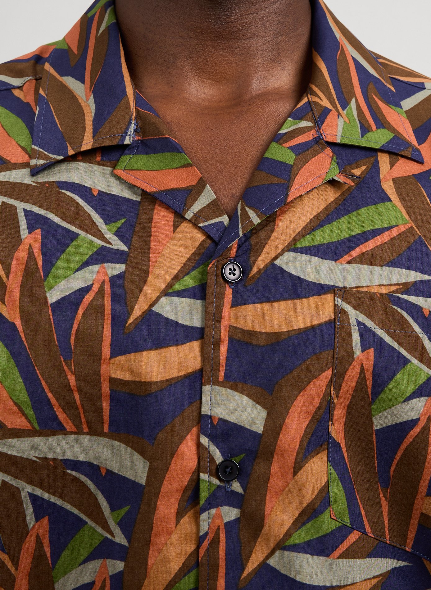 Print Cotton Shirt AU PRINTEMPS PARIS Multicolour