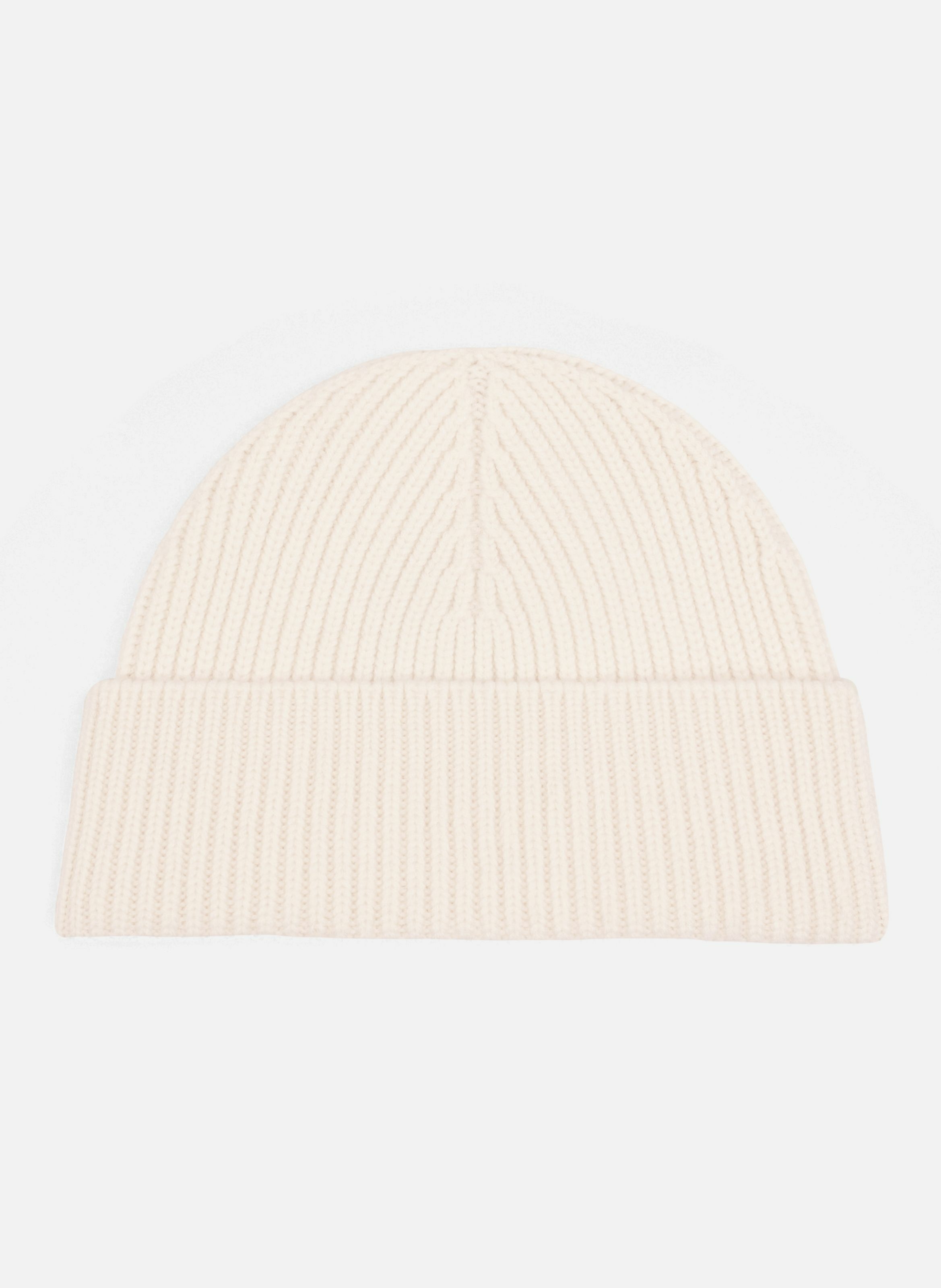 Bonnet ami de coeur en laine unisexe AMI PARIS Blanc