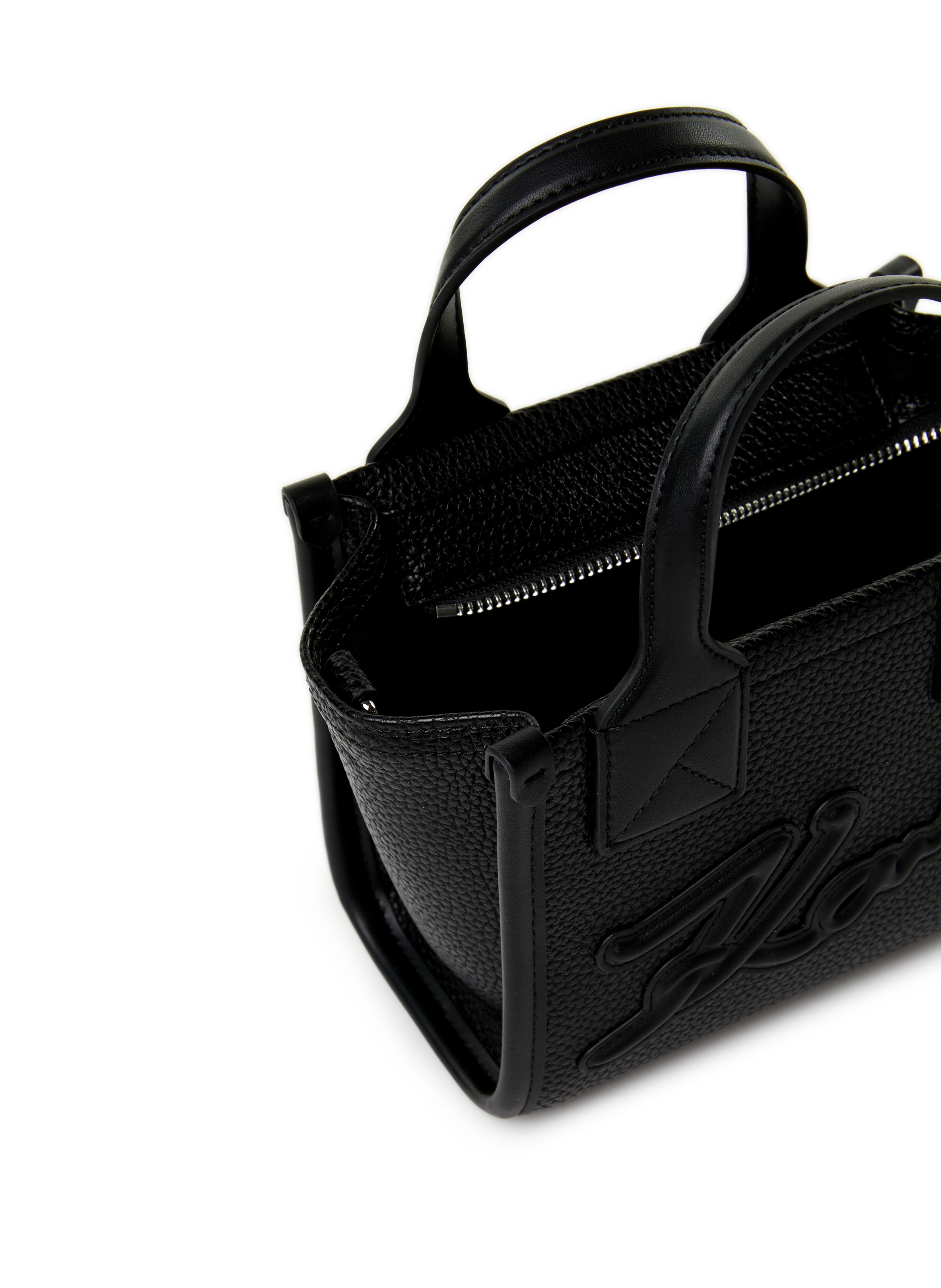 Petit sac cabas K Square KARL LAGERFELD Noir