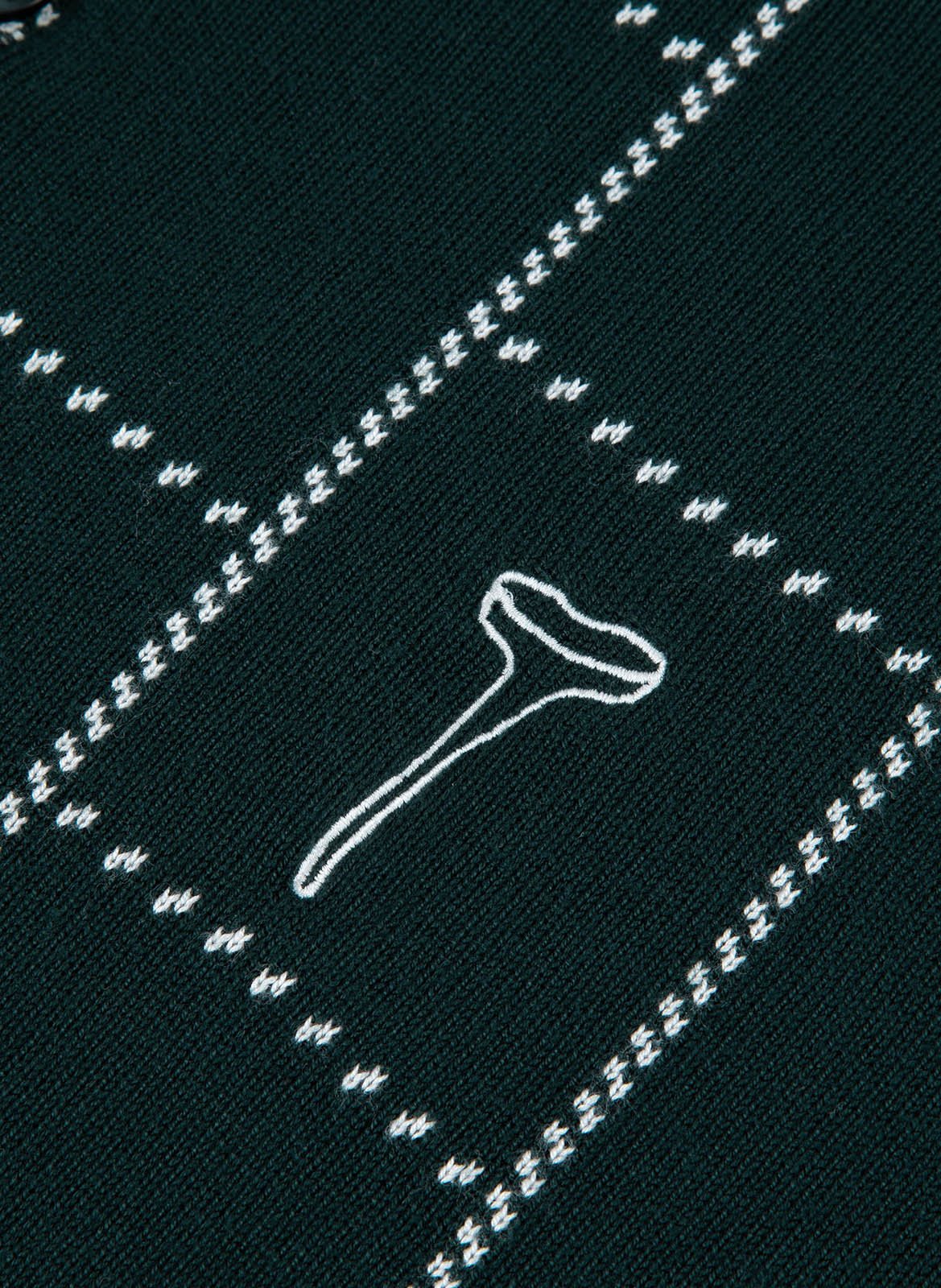 Embroidered cotton cardigan MAISON LABICHE Green