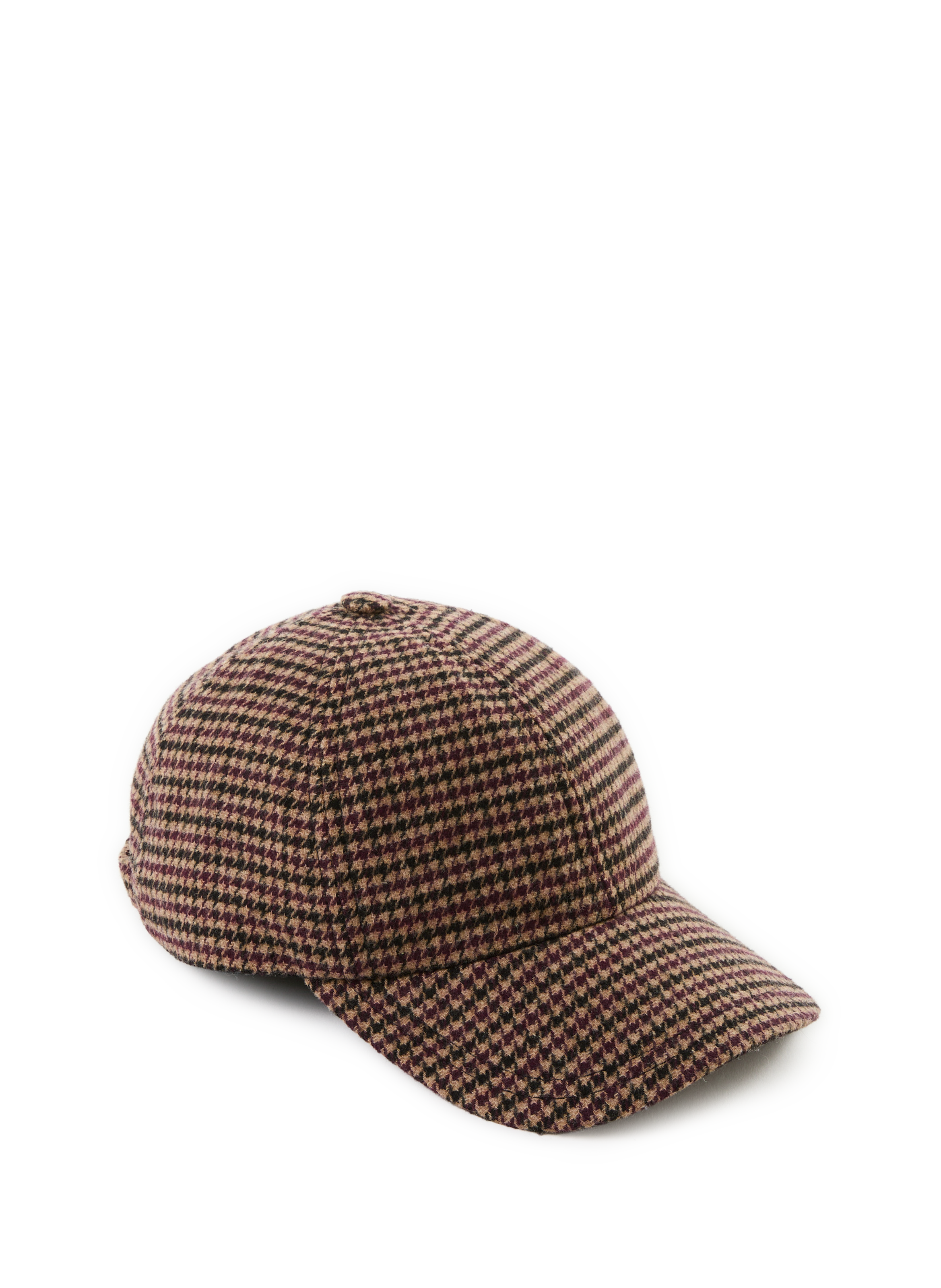 Casquette imprimé pied de poule SAISON 1865 Rouge