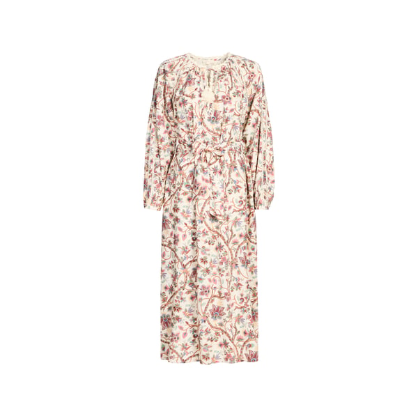 Robe longue col V imprimée Robe longue col V imprimée