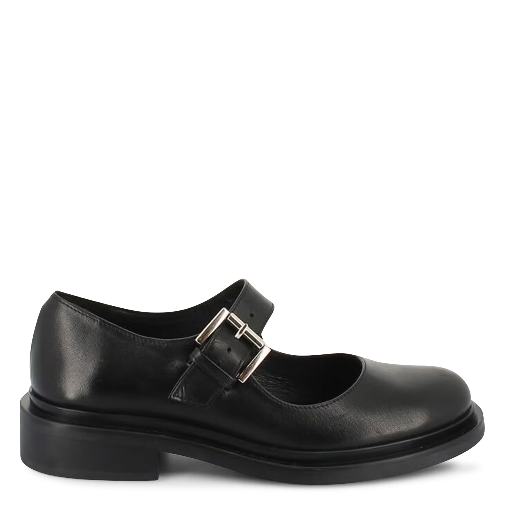 Babies en cuir mathou JONAK Noir
